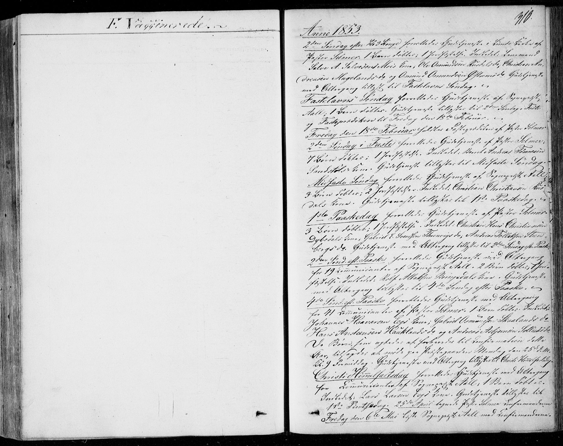 Lund sokneprestkontor, AV/SAST-A-101809/S06/L0009: Parish register (official) no. A 8, 1853-1877, p. 310