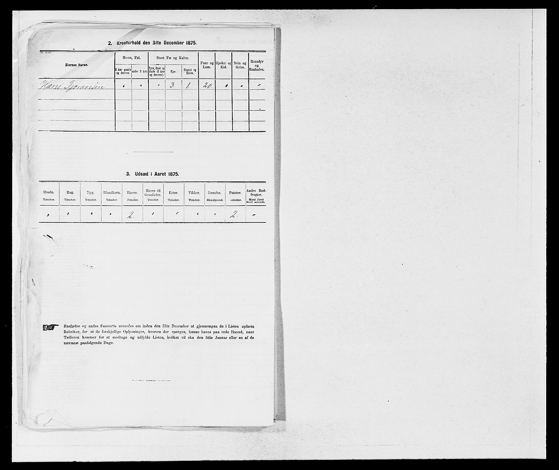 SAB, 1875 census for 1216P Sveio, 1875, p. 1245