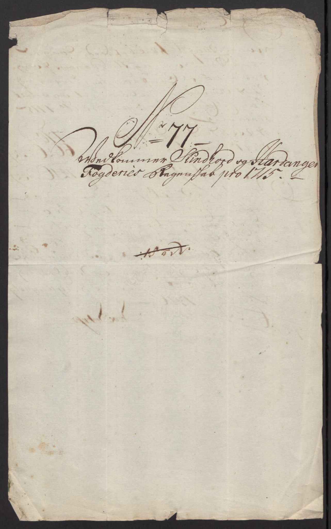 Rentekammeret inntil 1814, Reviderte regnskaper, Fogderegnskap, AV/RA-EA-4092/R48/L2991: Fogderegnskap Sunnhordland og Hardanger, 1715, p. 517