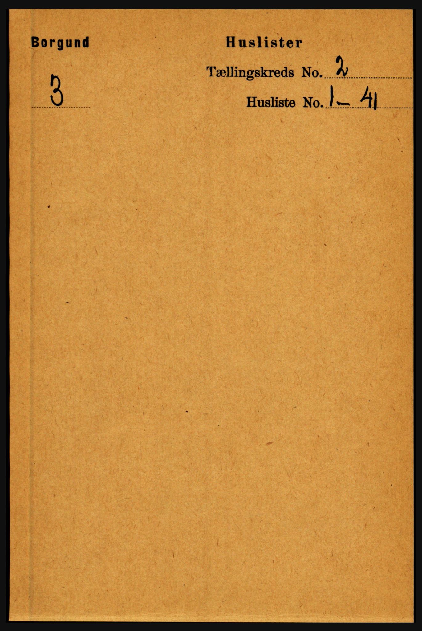 RA, 1891 census for 1423 Borgund, 1891, p. 261