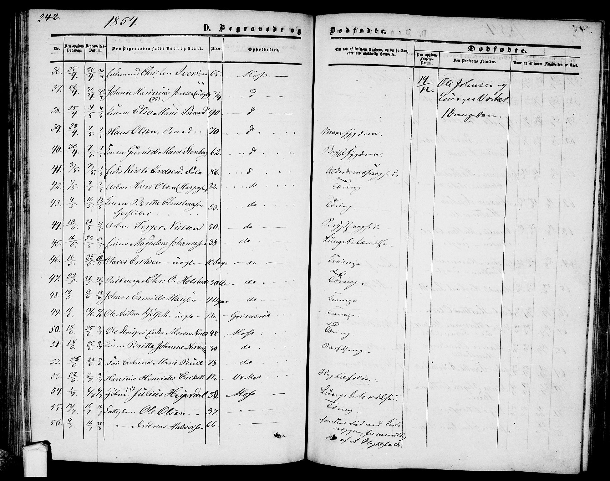 Moss prestekontor Kirkebøker, AV/SAO-A-2003/G/Ga/L0002: Parish register (copy) no. I 2, 1852-1871, p. 342