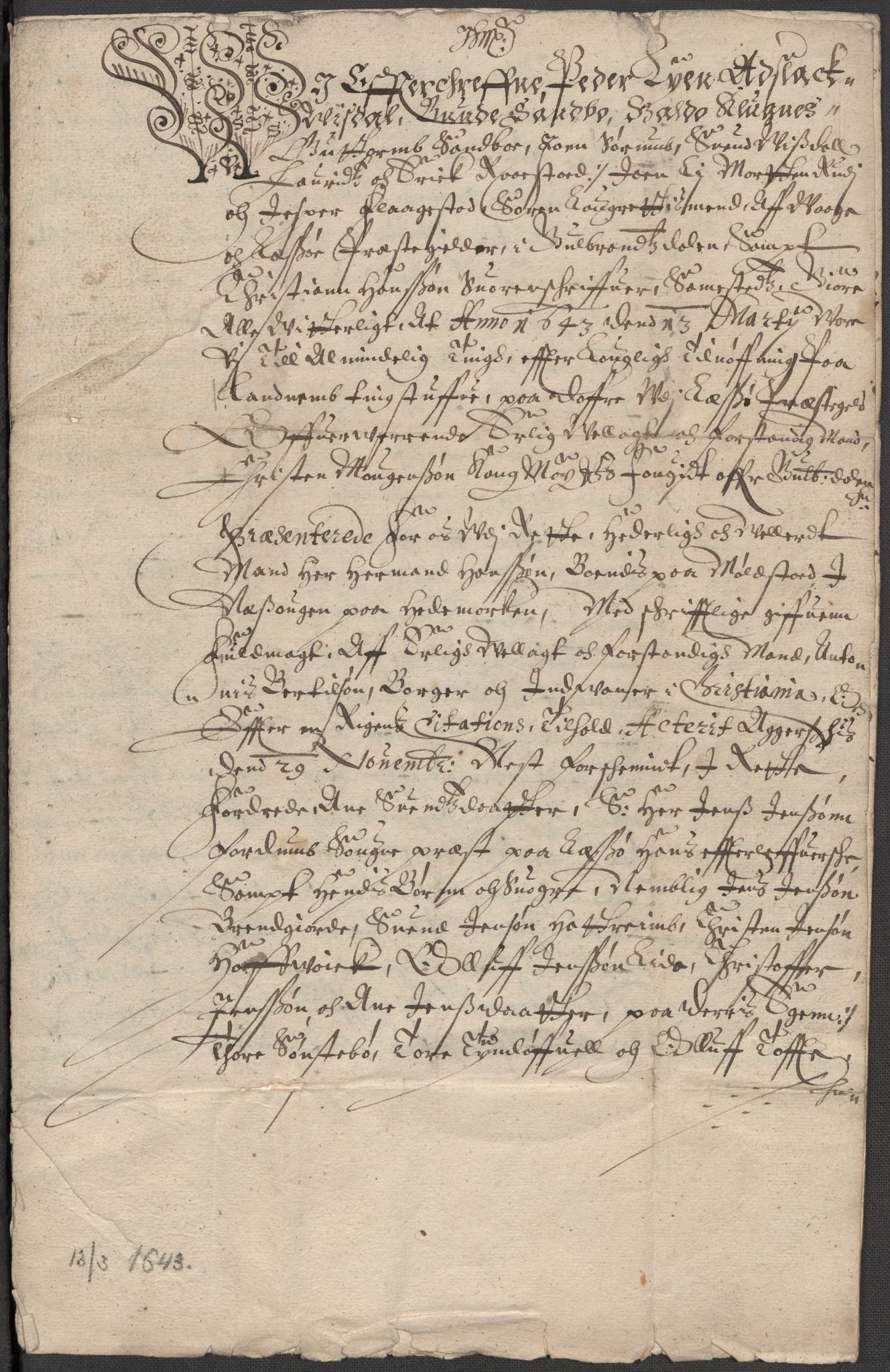 Riksarkivets diplomsamling, AV/RA-EA-5965/F15/L0012: Prestearkiv - Oppland, 1584-1794, p. 10