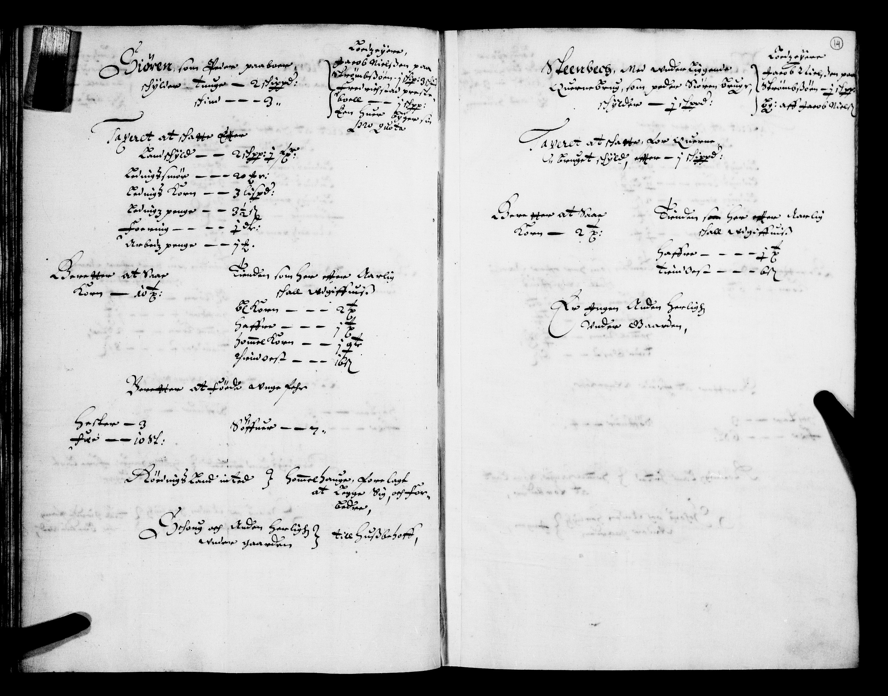 Rentekammeret inntil 1814, Realistisk ordnet avdeling, AV/RA-EA-4070/N/Nb/Nba/L0004: Tune, Veme, Åbygge og Hvaler, 1. del, 1667, p. 13b-14a