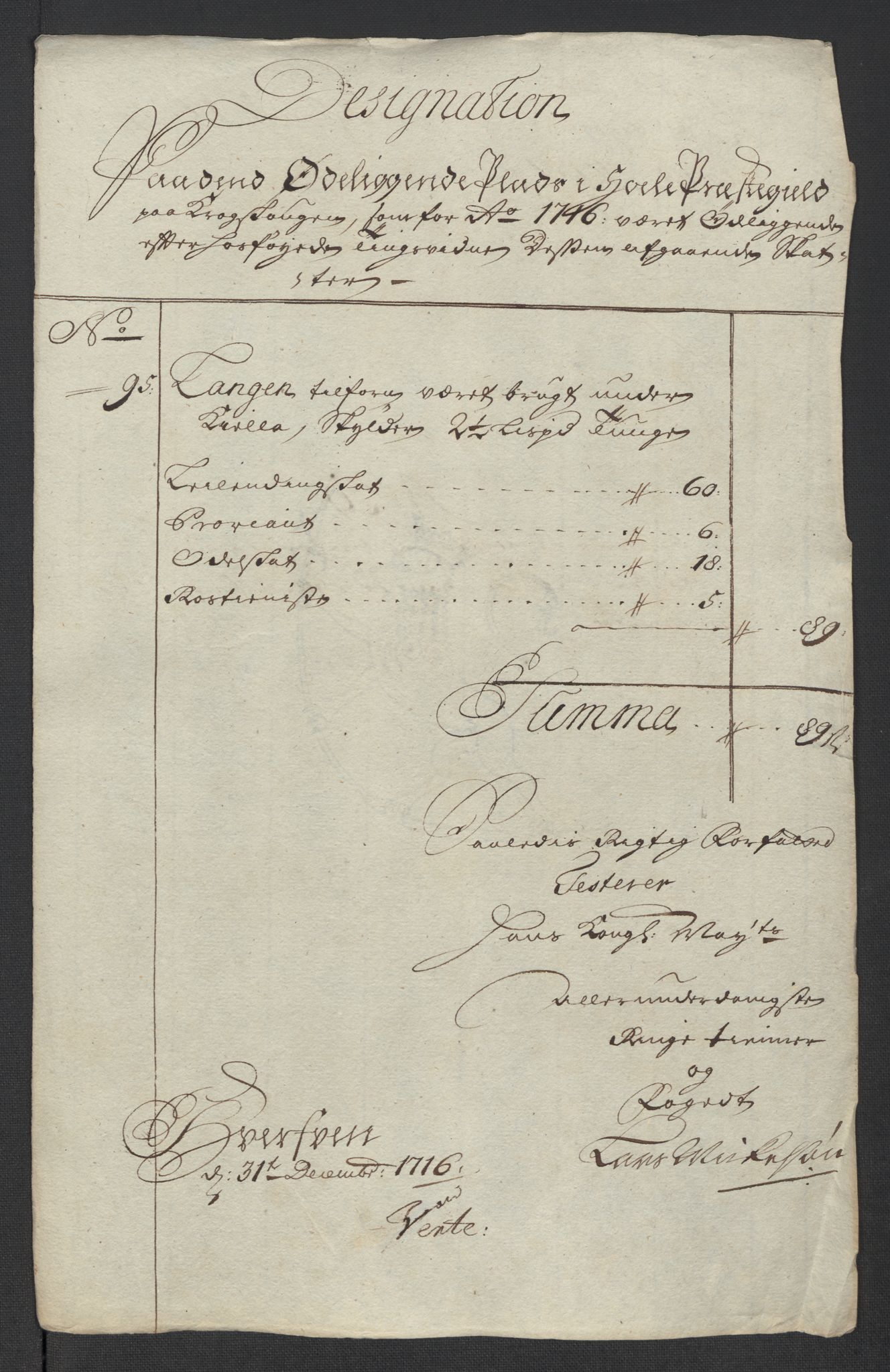 Rentekammeret inntil 1814, Reviderte regnskaper, Fogderegnskap, AV/RA-EA-4092/R23/L1474: Fogderegnskap Ringerike og Hallingdal, 1716, p. 201