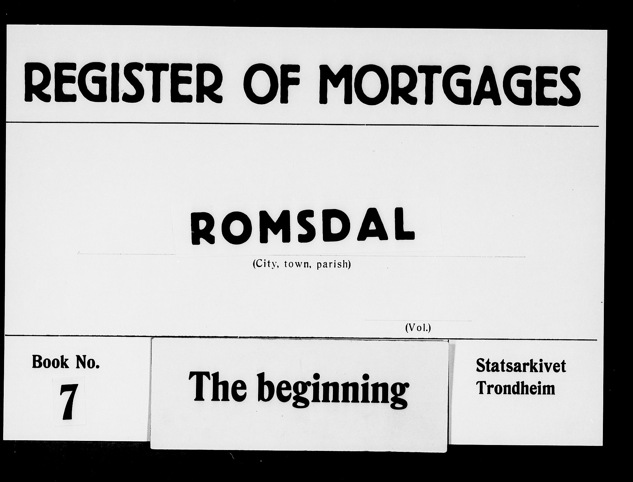 Romsdal sorenskriveri, SAT/A-4149/1/2/2C/L0009: Mortgage book no. 7, 1816-1827