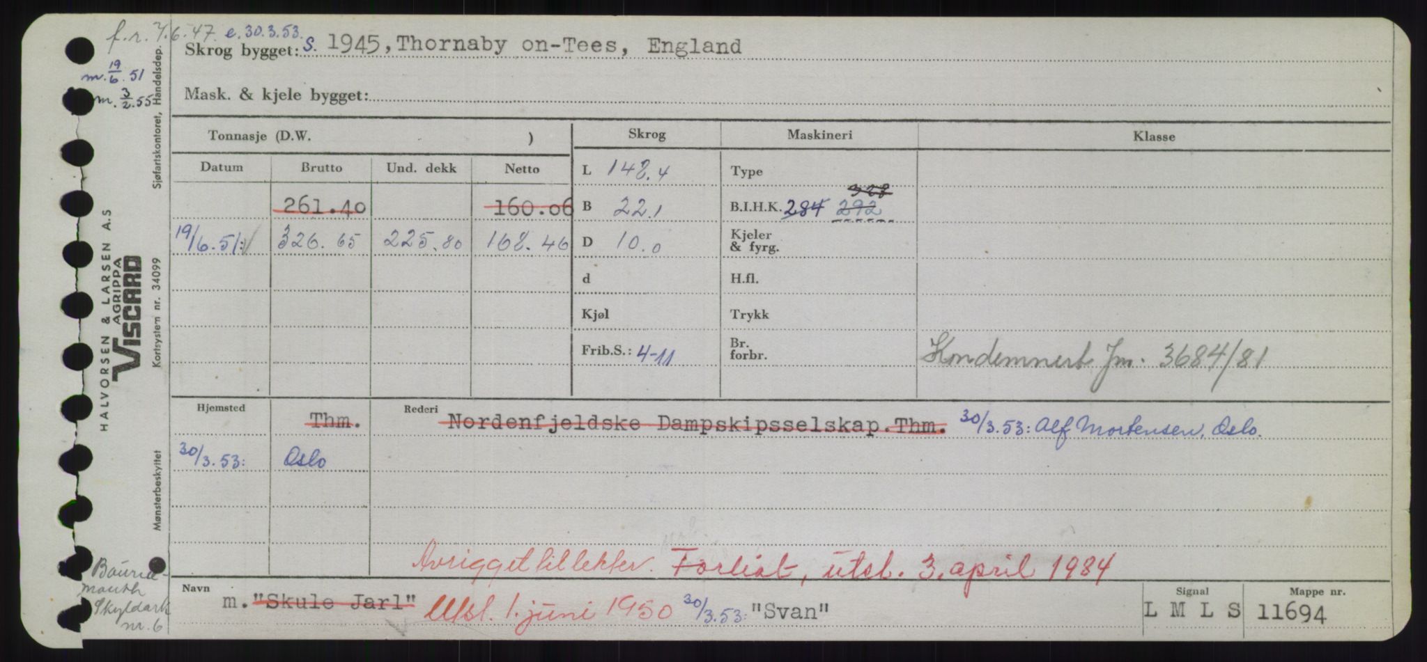 Sjøfartsdirektoratet med forløpere, Skipsmålingen, RA/S-1627/H/Hd/L0037: Fartøy, Su-Så, p. 245