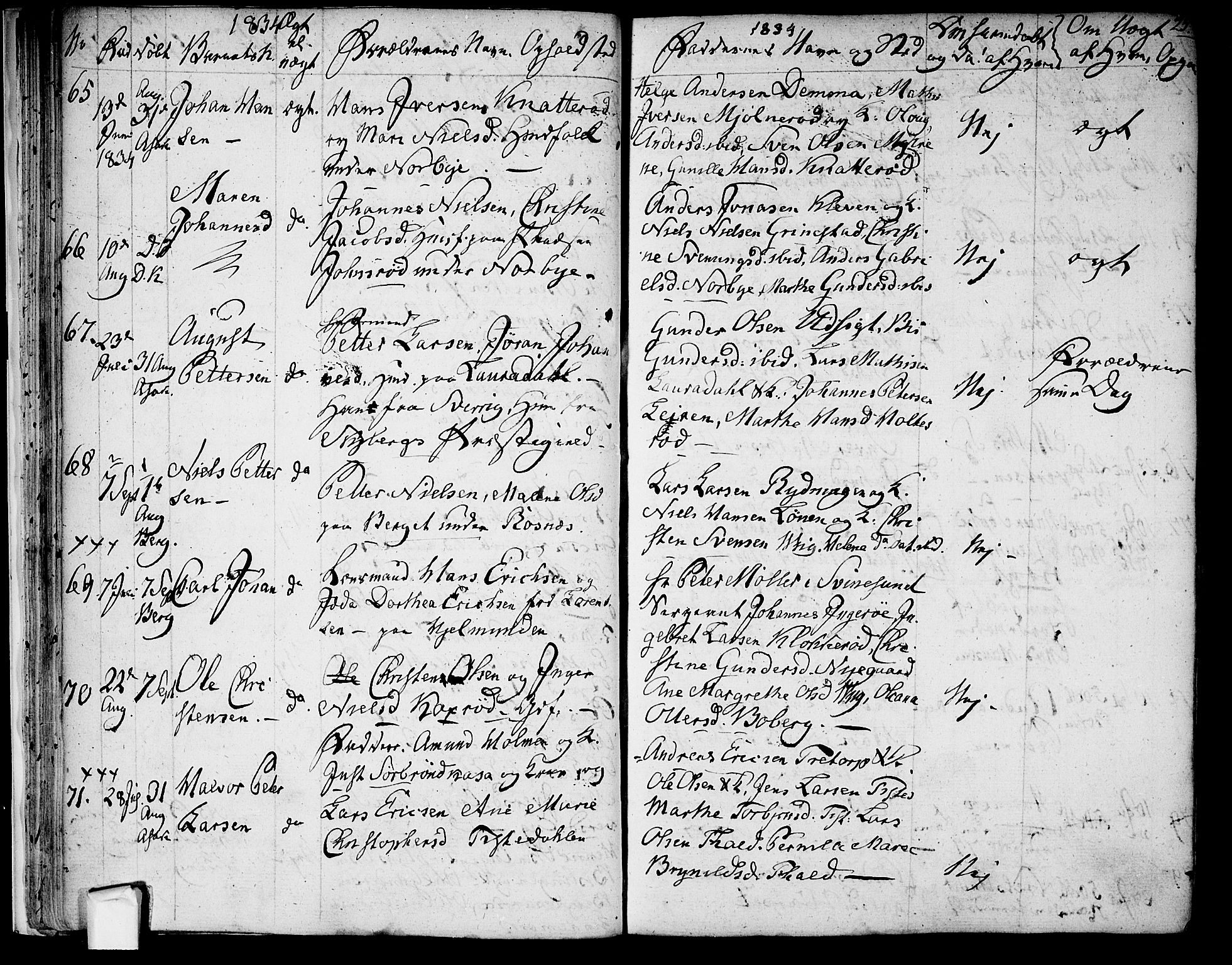 Berg prestekontor Kirkebøker, AV/SAO-A-10902/F/Fa/L0003: Parish register (official) no. I 3, 1832-1842, p. 25