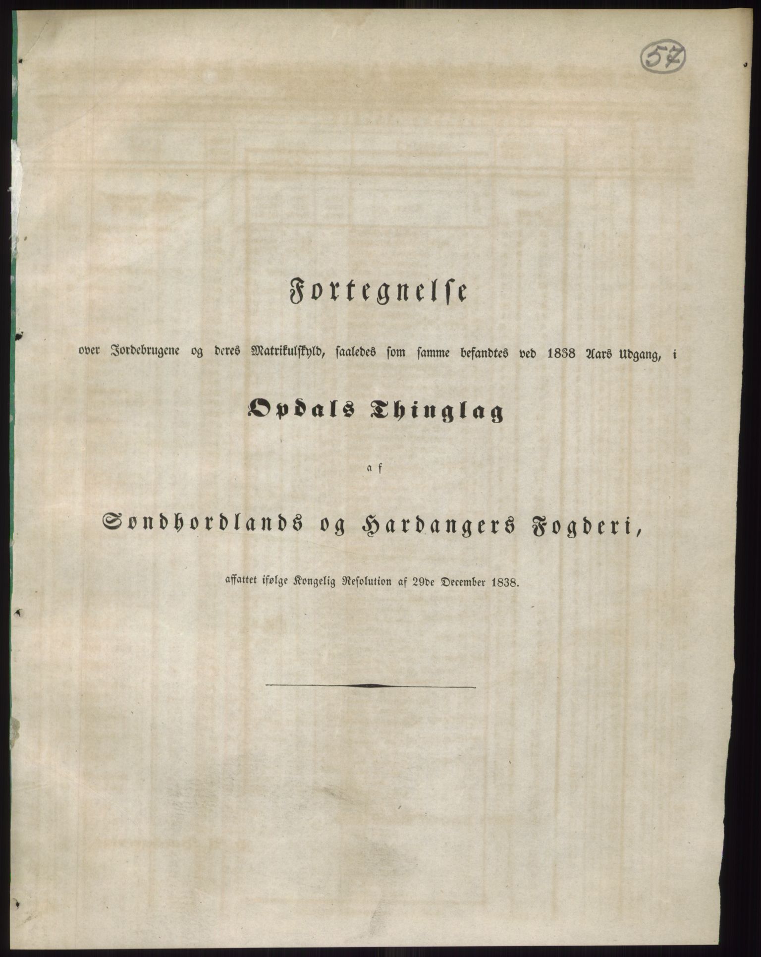 Andre publikasjoner, PUBL/PUBL-999/0002/0011: Bind 11 - Søndre Bergenhus amt: Sunnhordland og Hardanger fogderi, Stamhuset Rosendals gods og Lyse klosters gods, 1838, p. 96