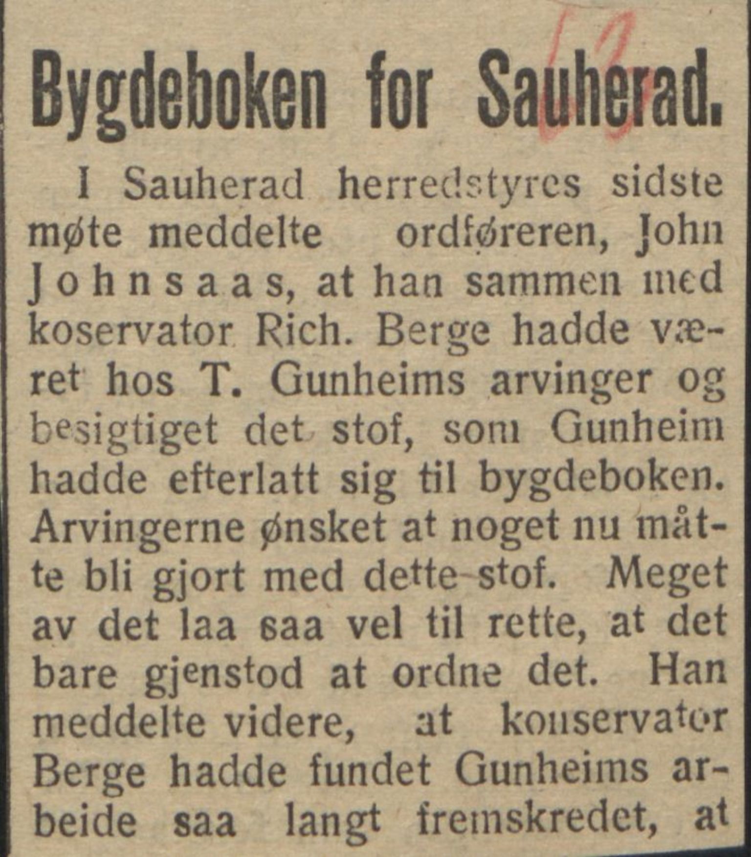 Rikard Berge, TEMU/TGM-A-1003/F/L0017/0011: 551-599 / 561 Ymse oppskriftar + brev til Berge, 1910-1950, p. 63