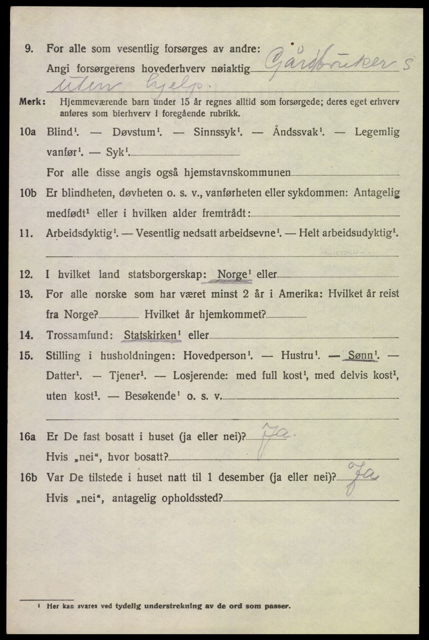 SAH, 1920 census for Østre Toten, 1920, p. 8565