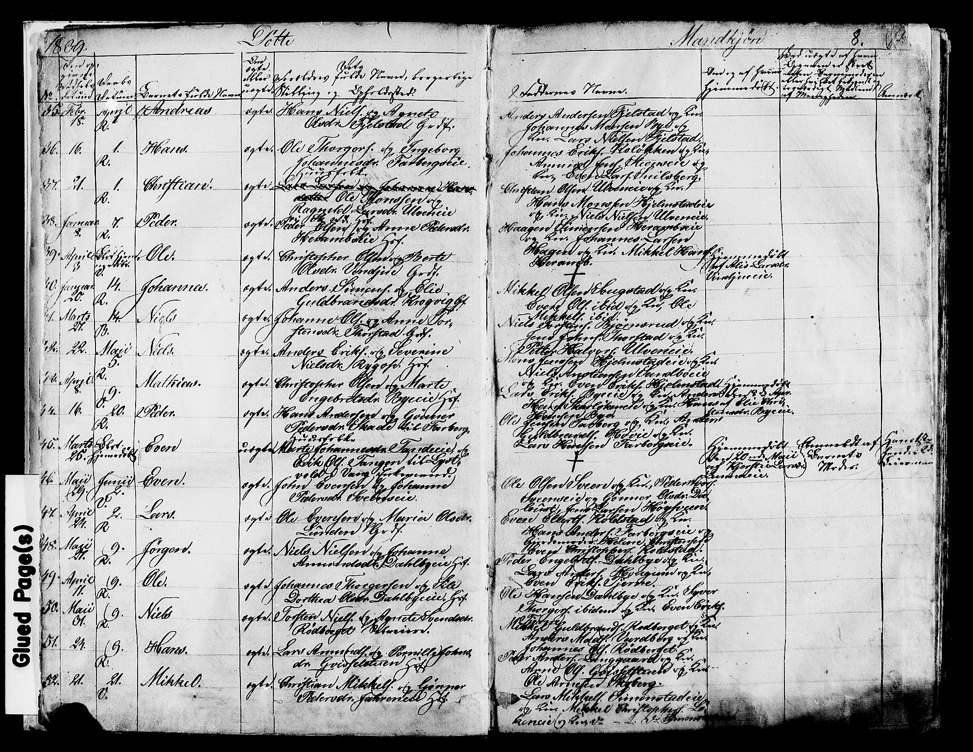 Ringsaker prestekontor, SAH/PREST-014/K/Ka/L0008: Parish register (official) no. 8, 1837-1850, p. 8