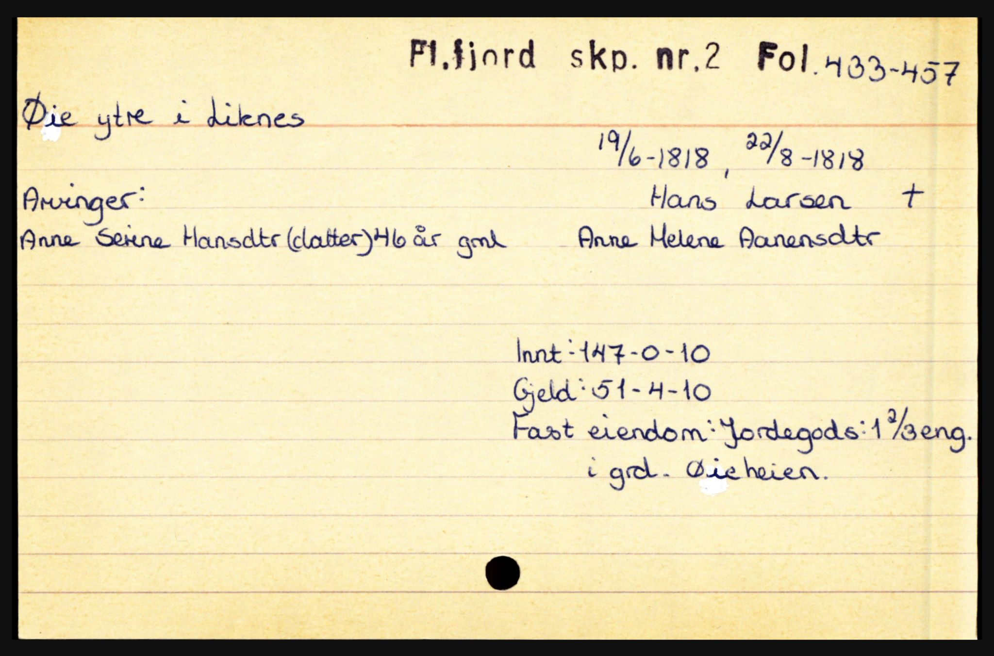 Flekkefjord sorenskriveri, AV/SAK-1221-0001/H, p. 1697