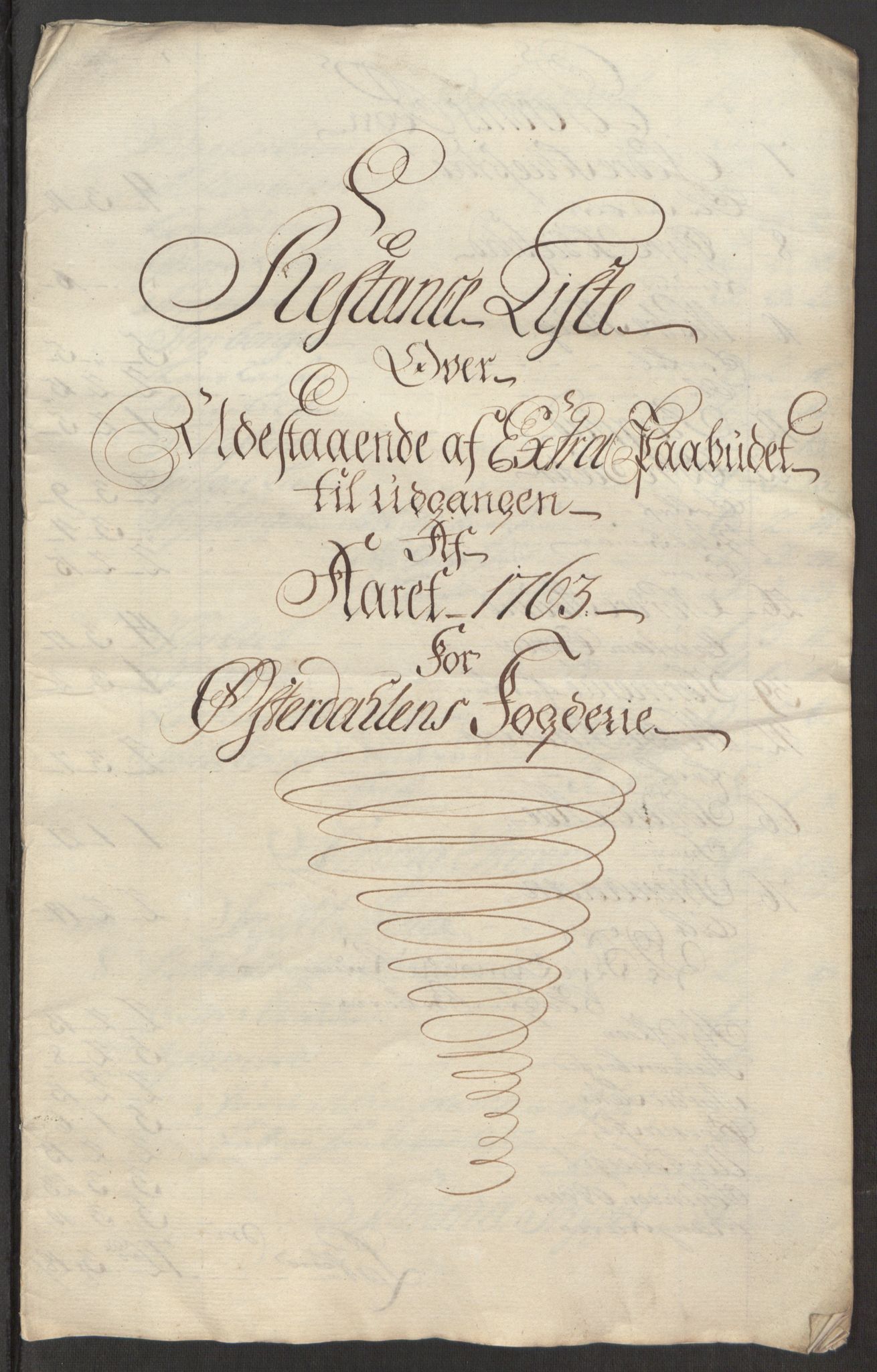 Rentekammeret inntil 1814, Reviderte regnskaper, Fogderegnskap, RA/EA-4092/R15/L1014: Ekstraskatten Østerdal, 1762-1764, p. 538