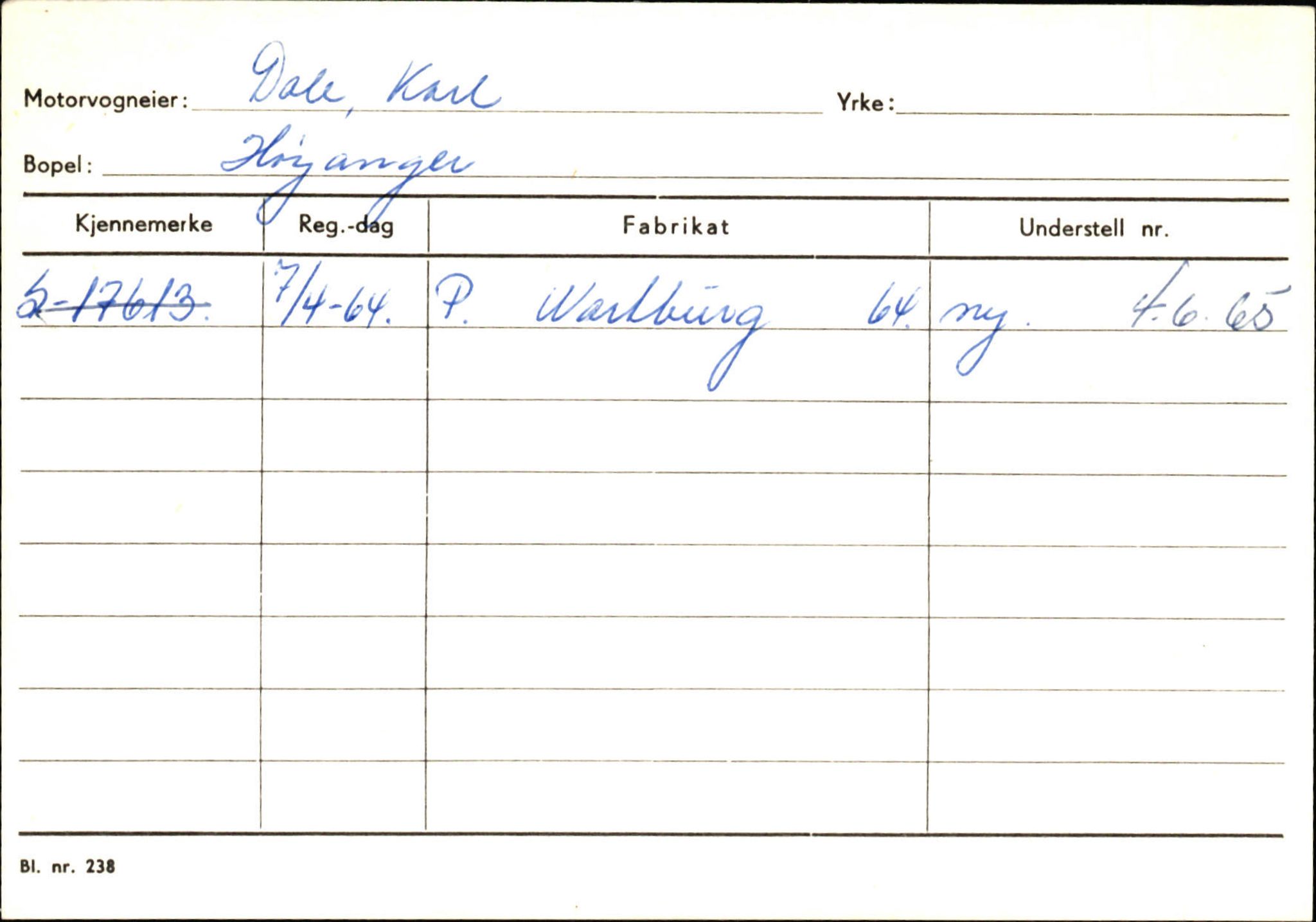 Statens vegvesen, Sogn og Fjordane vegkontor, AV/SAB-A-5301/4/F/L0130: Eigarregister Eid T-Å. Høyanger A-O, 1945-1975, p. 864