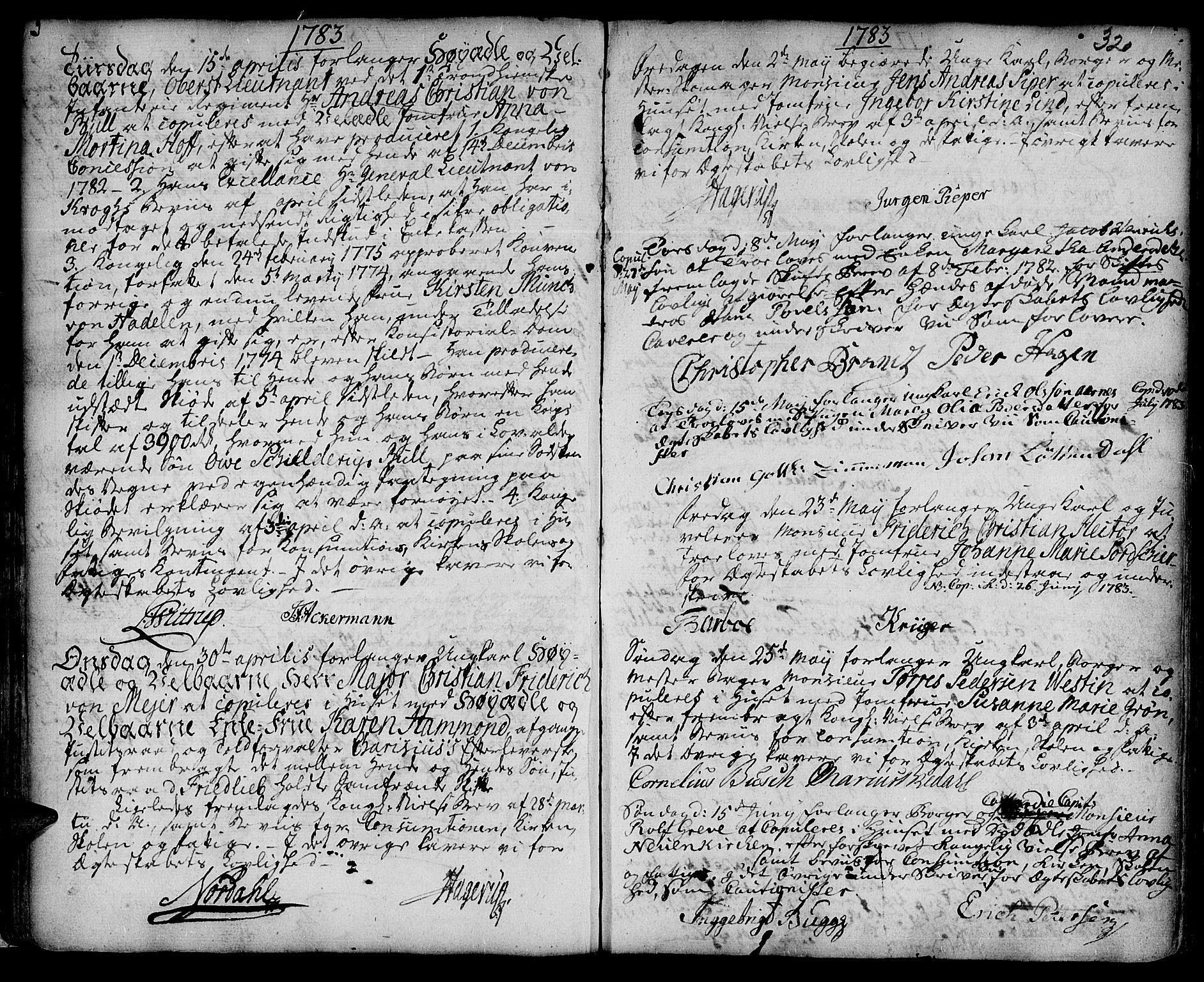 Ministerialprotokoller, klokkerbøker og fødselsregistre - Sør-Trøndelag, SAT/A-1456/601/L0038: Parish register (official) no. 601A06, 1766-1877, p. 320