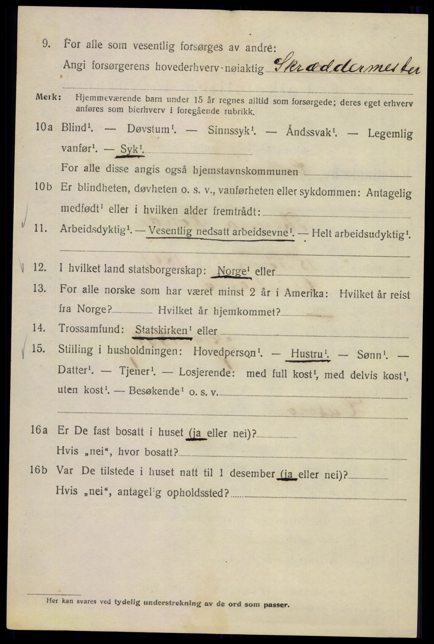 SAO, 1920 census for Kristiania, 1920, p. 187352