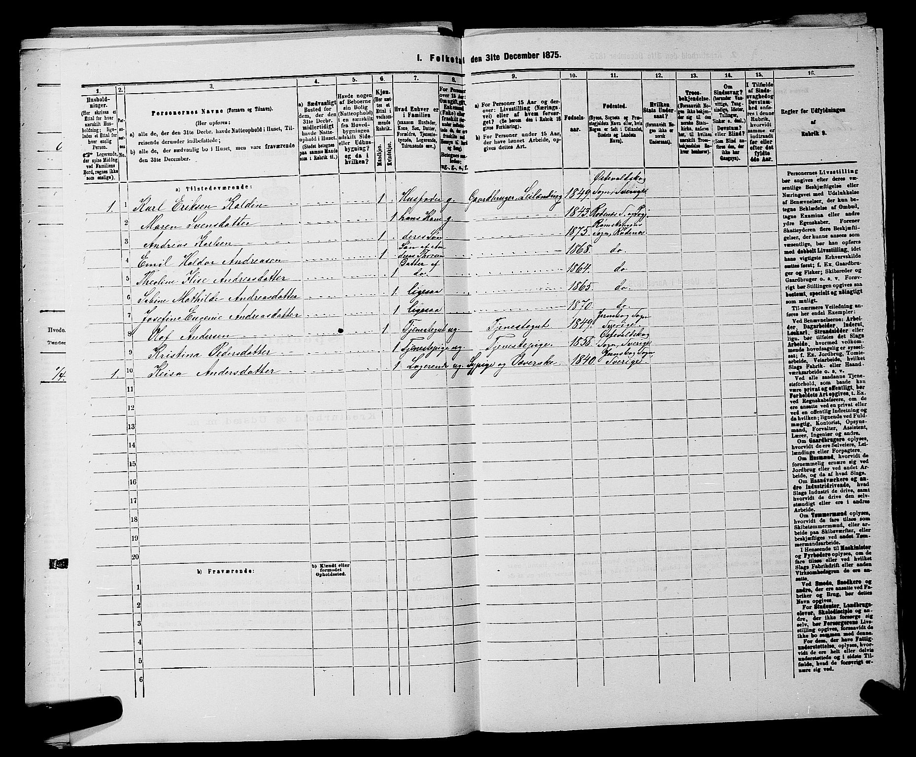 RA, 1875 census for 0120P Rødenes, 1875, p. 789