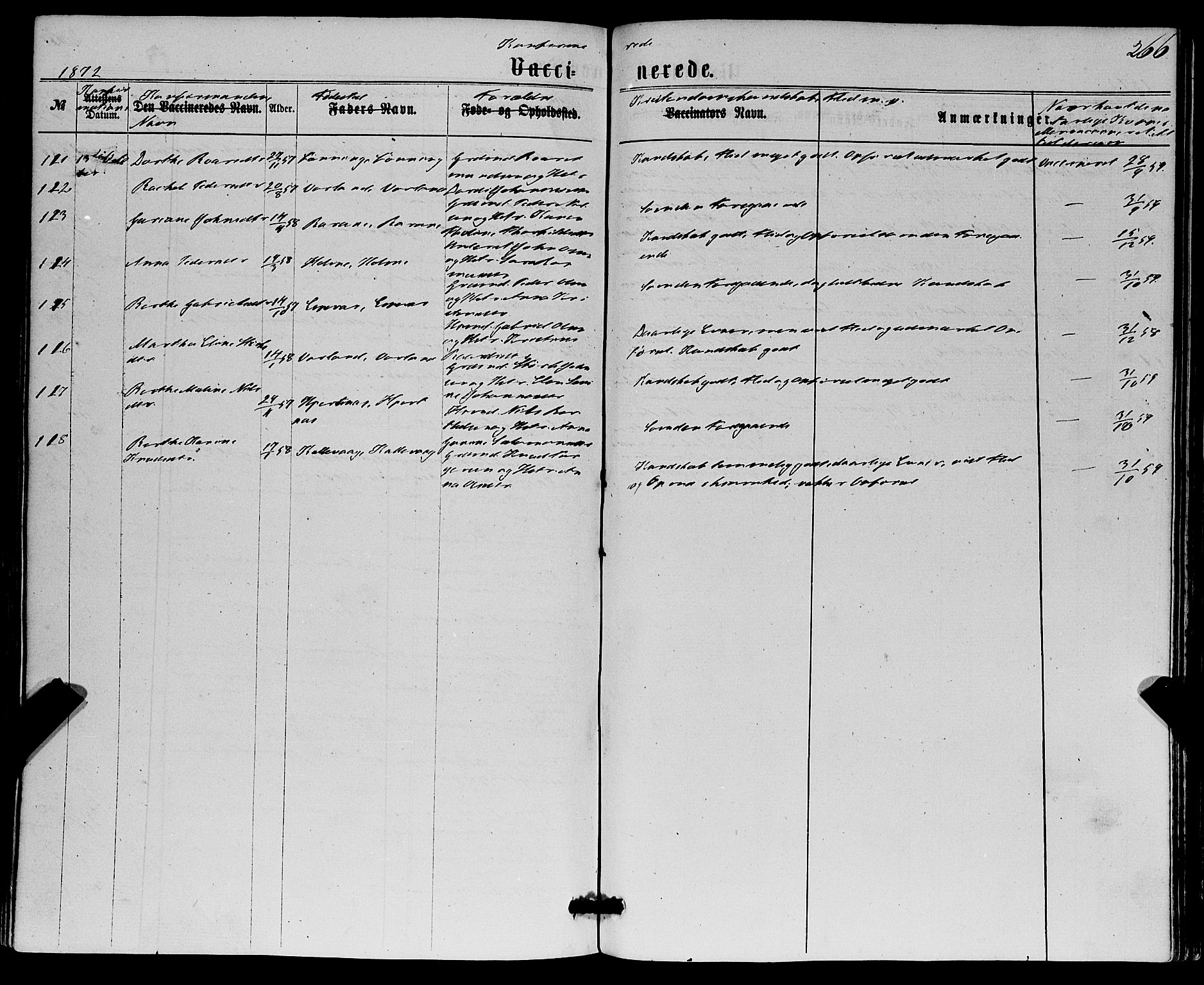 Finnås sokneprestembete, AV/SAB-A-99925/H/Ha/Haa/Haaa/L0008: Parish register (official) no. A 8, 1863-1872, p. 266