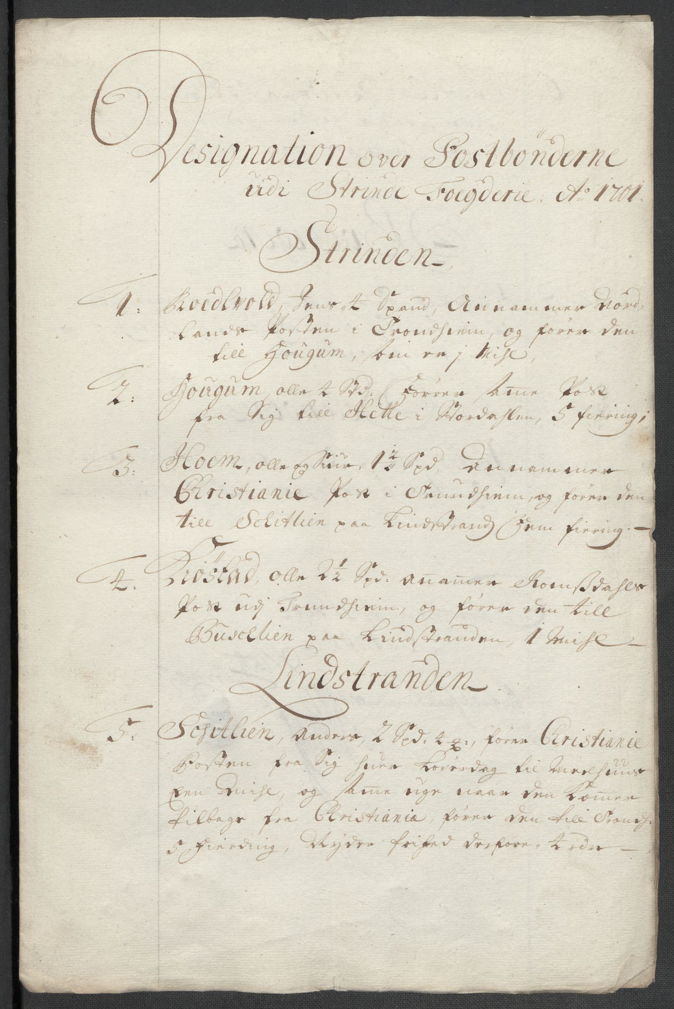 Rentekammeret inntil 1814, Reviderte regnskaper, Fogderegnskap, AV/RA-EA-4092/R61/L4108: Fogderegnskap Strinda og Selbu, 1701-1703, p. 94