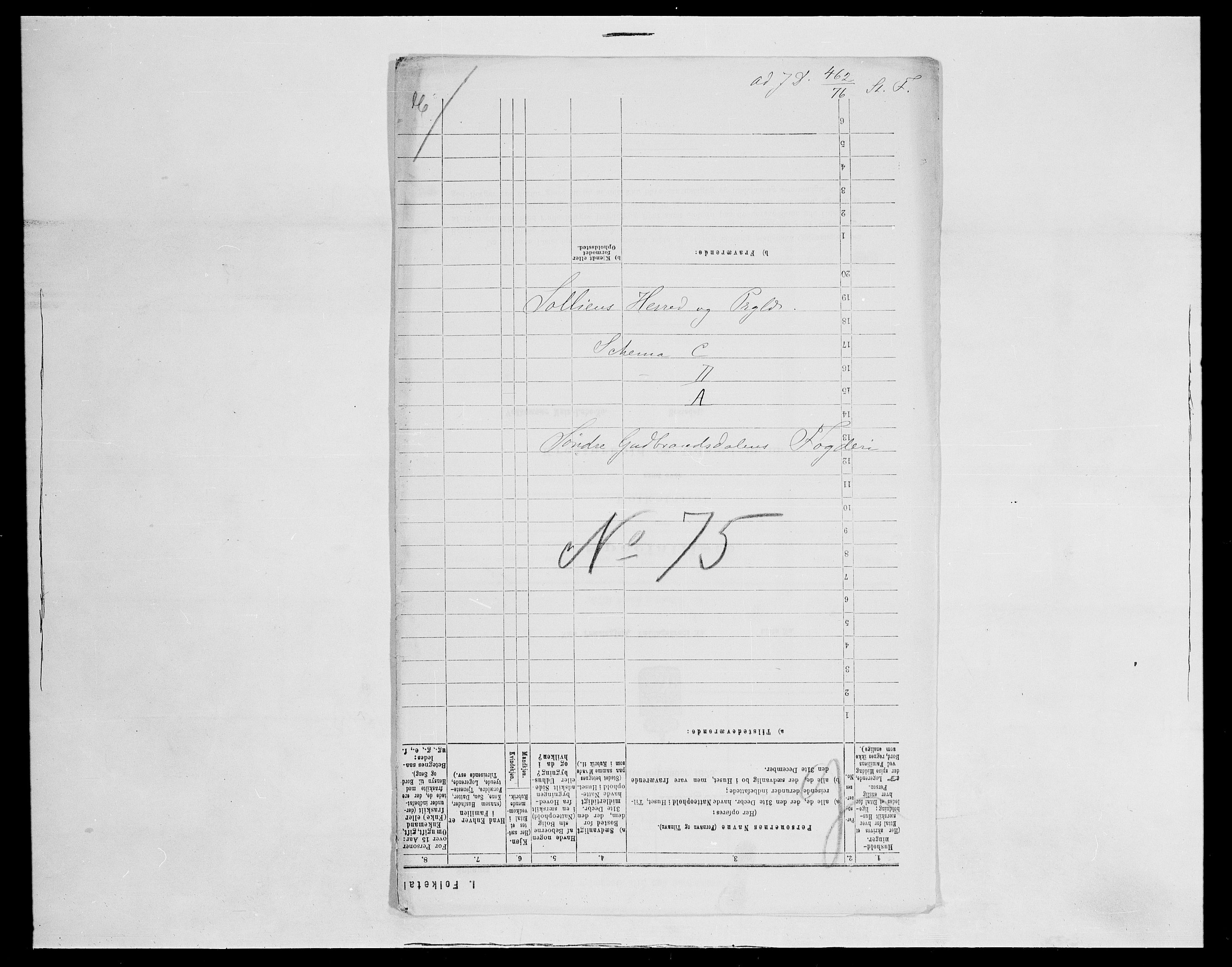 SAH, 1875 census for 0431P Sollia, 1875, p. 4