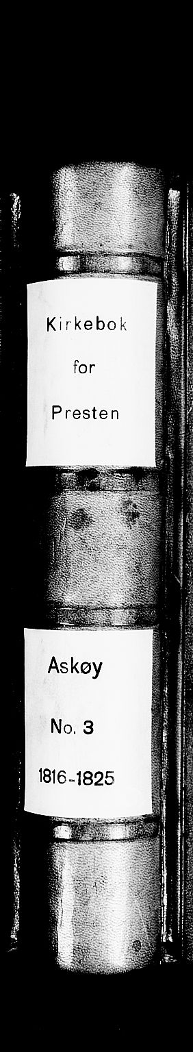 Askøy Sokneprestembete, AV/SAB-A-74101/H/Ha/Haa/Haaa/L0003: Parish register (official) no. A 3, 1815-1825