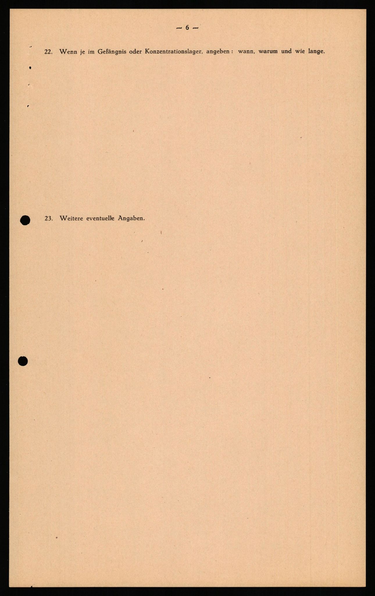 Forsvaret, Forsvarets overkommando II, RA/RAFA-3915/D/Db/L0029: CI Questionaires. Tyske okkupasjonsstyrker i Norge. Tyskere., 1945-1946, p. 169