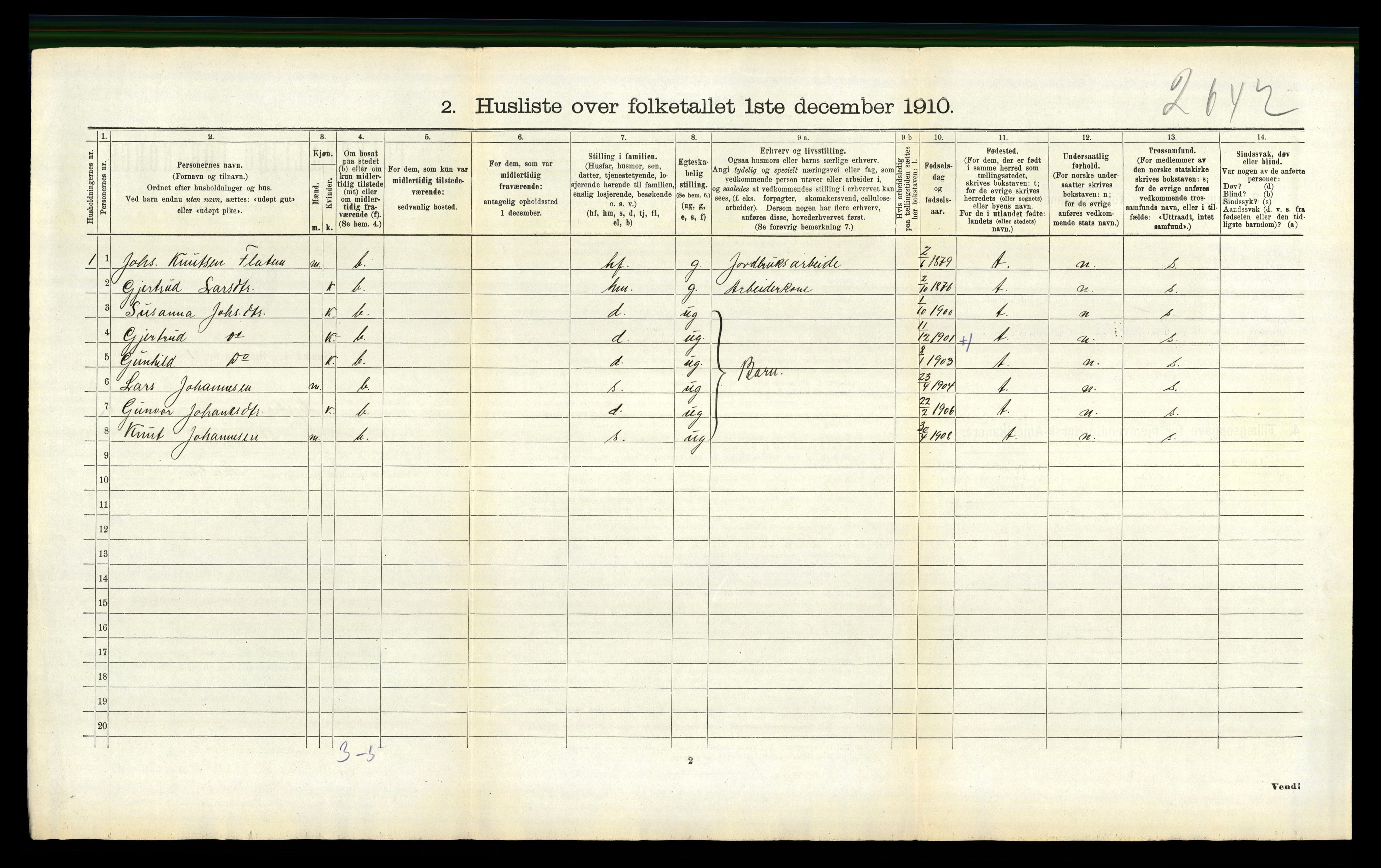 RA, 1910 census for Luster, 1910, p. 600