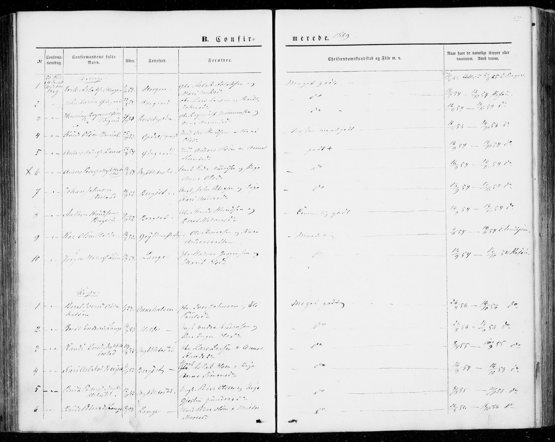 Ministerialprotokoller, klokkerbøker og fødselsregistre - Møre og Romsdal, SAT/A-1454/554/L0643: Parish register (official) no. 554A01, 1846-1879, p. 155