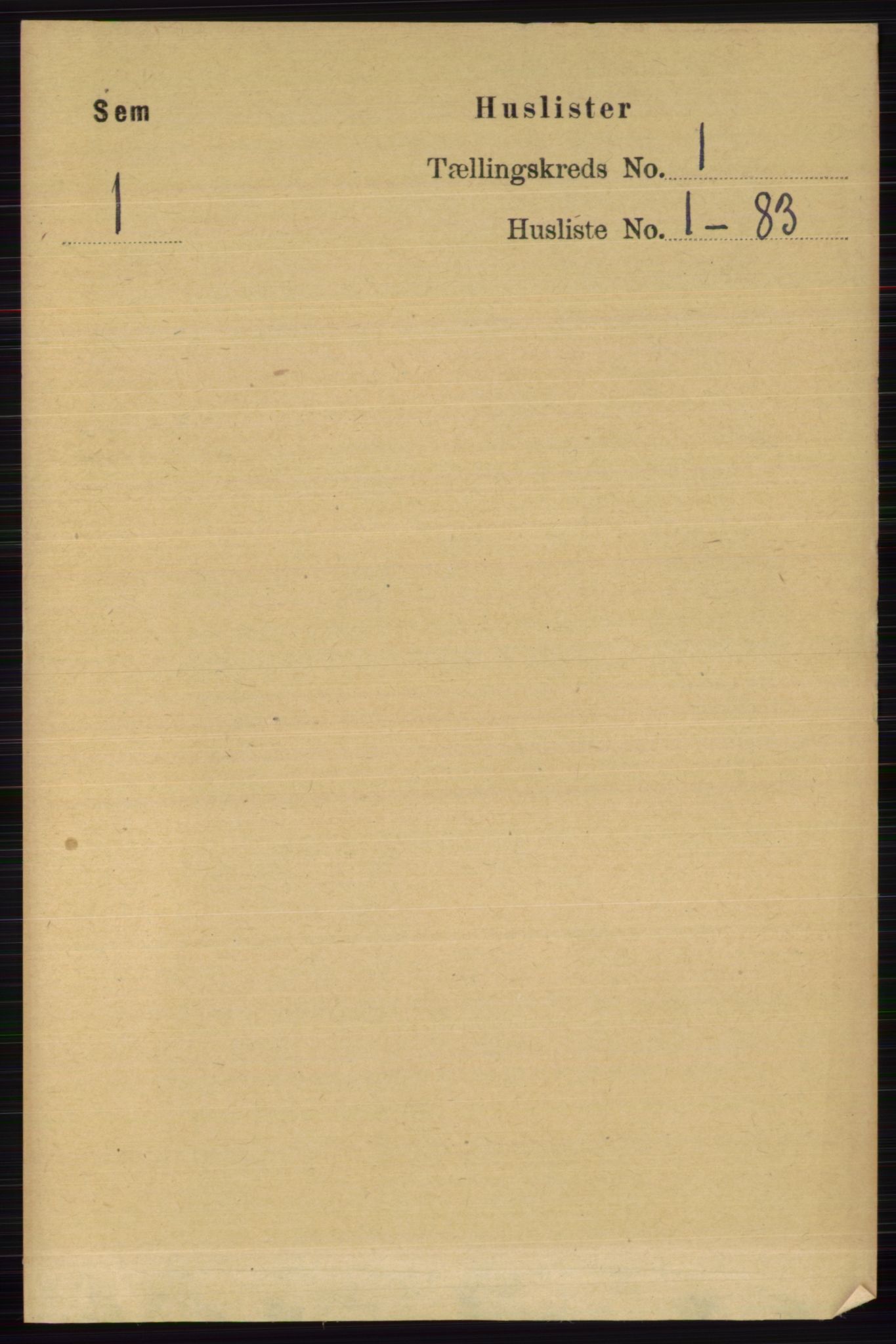 RA, 1891 census for 0721 Sem, 1891, p. 33