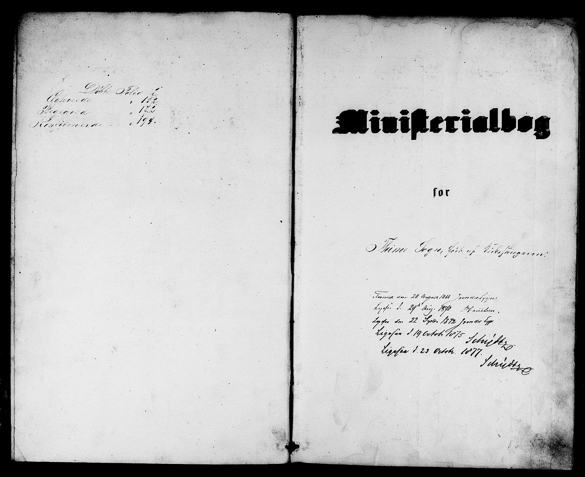 Lye sokneprestkontor, AV/SAST-A-101794/001/30BB/L0004: Parish register (copy) no. B 4, 1868-1878