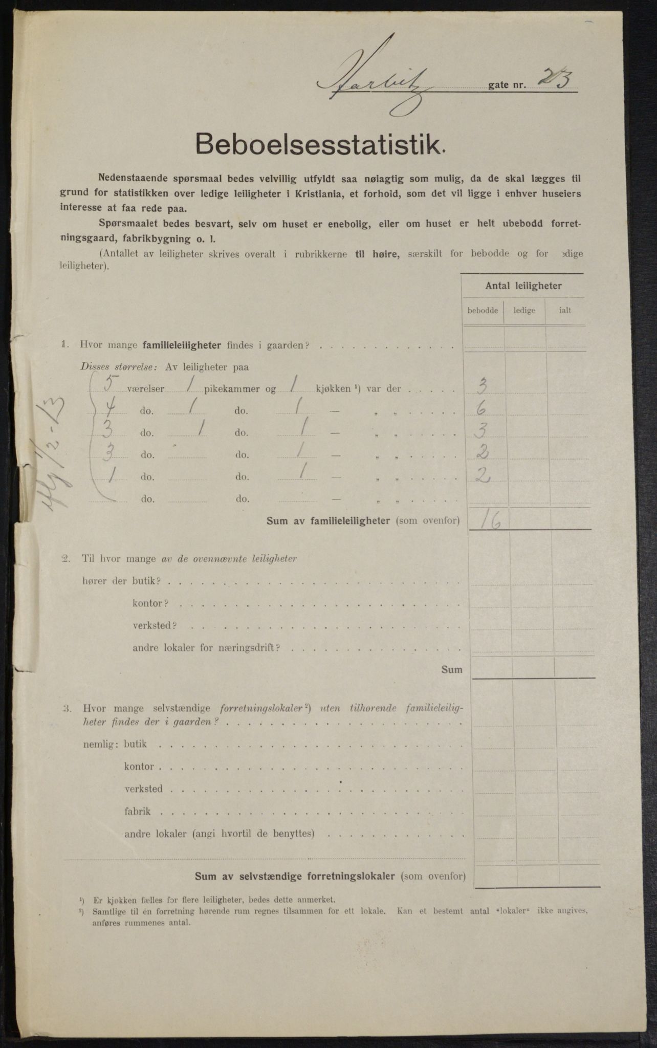 OBA, Municipal Census 1914 for Kristiania, 1914, p. 81236