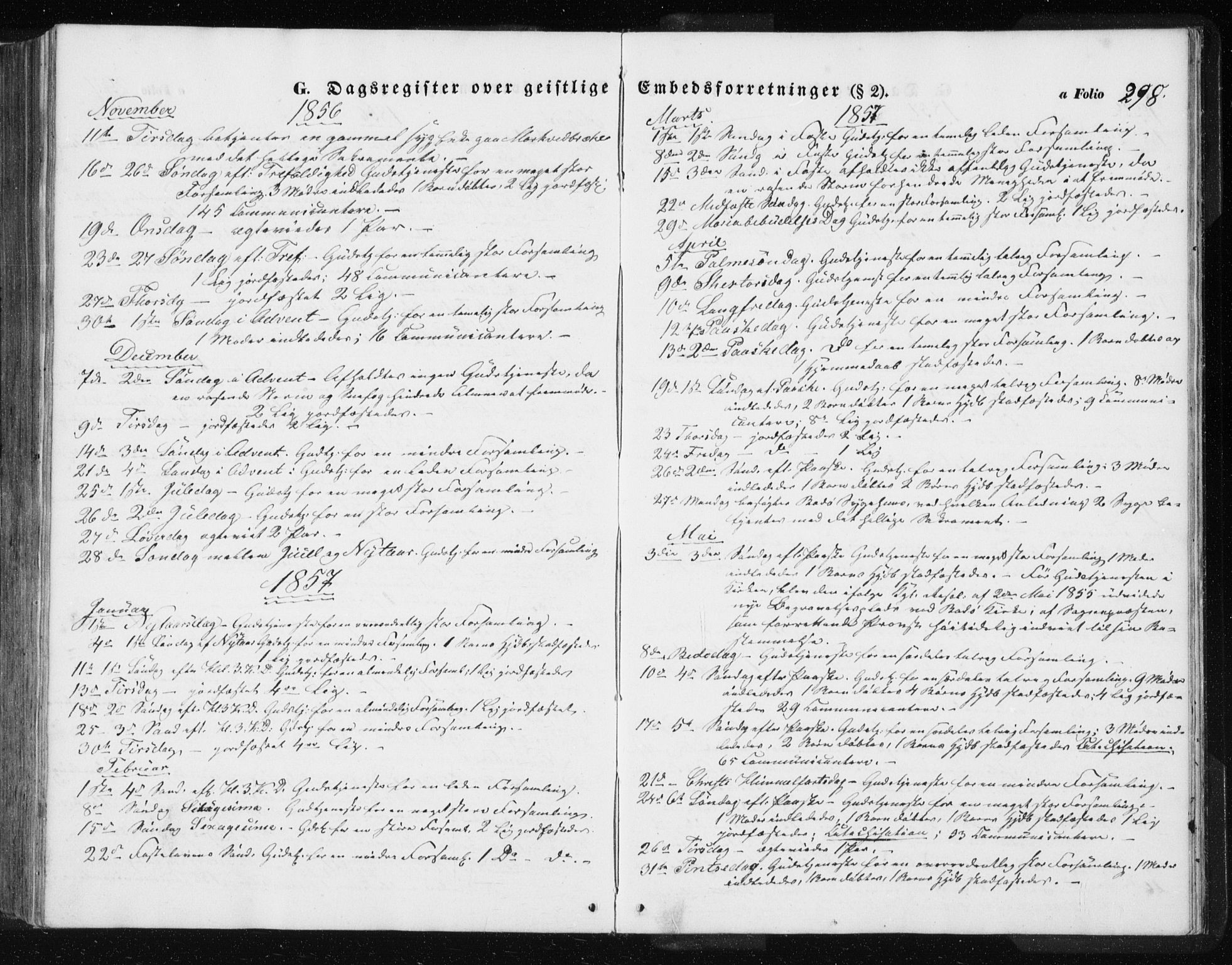 Ministerialprotokoller, klokkerbøker og fødselsregistre - Nordland, SAT/A-1459/801/L0028: Parish register (copy) no. 801C03, 1855-1867, p. 298