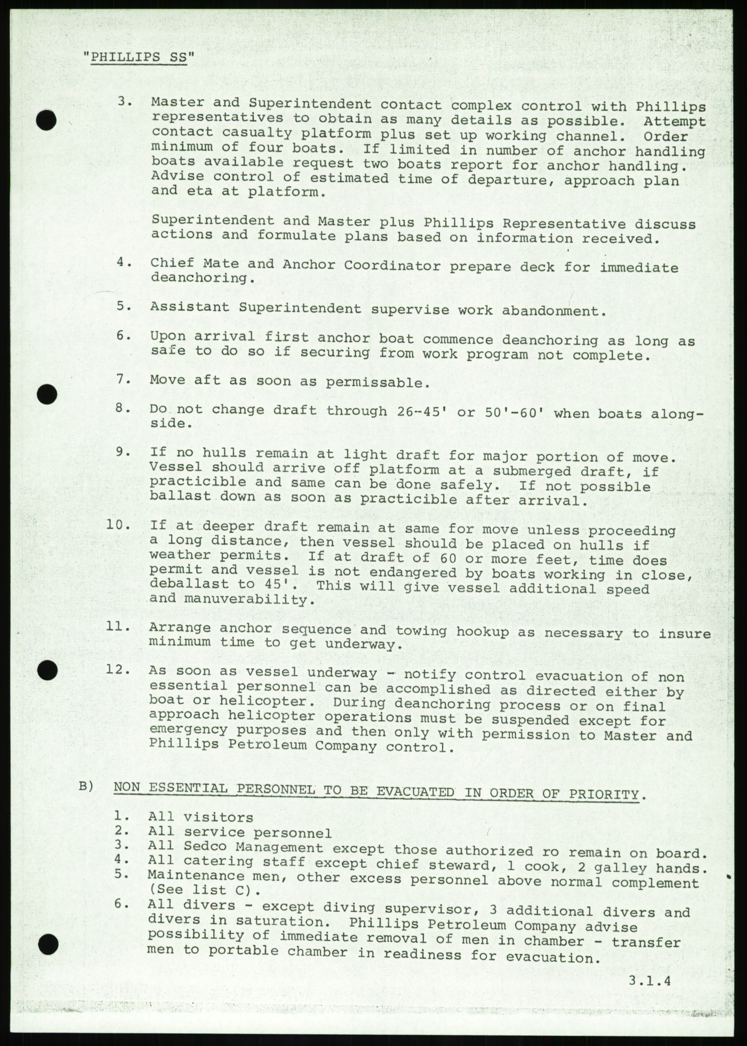 Justisdepartementet, Granskningskommisjonen ved Alexander Kielland-ulykken 27.3.1980, AV/RA-S-1165/D/L0016: O Beredskapsplaner (Doku.liste + O1-O3 av 3), 1980-1981, p. 82