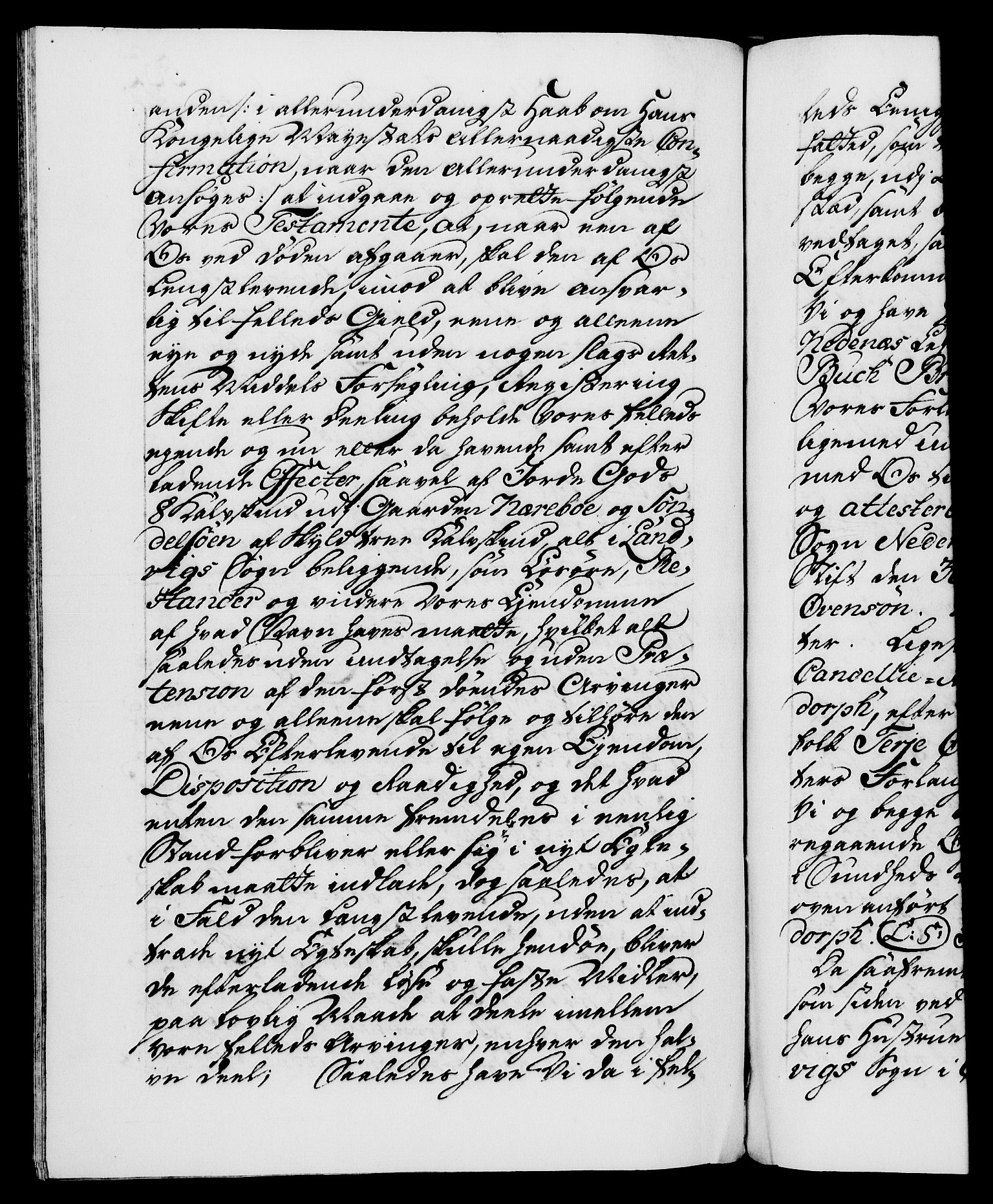 Danske Kanselli 1572-1799, AV/RA-EA-3023/F/Fc/Fca/Fcaa/L0046: Norske registre, 1773-1775, p. 562b