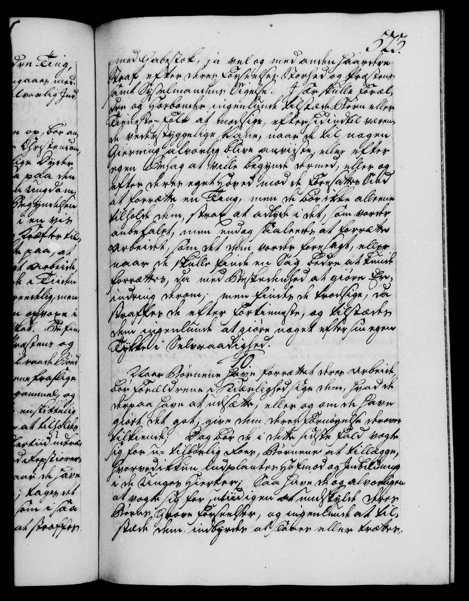 Danske Kanselli 1572-1799, AV/RA-EA-3023/F/Fc/Fca/Fcaa/L0034: Norske registre, 1745-1746, p. 523a