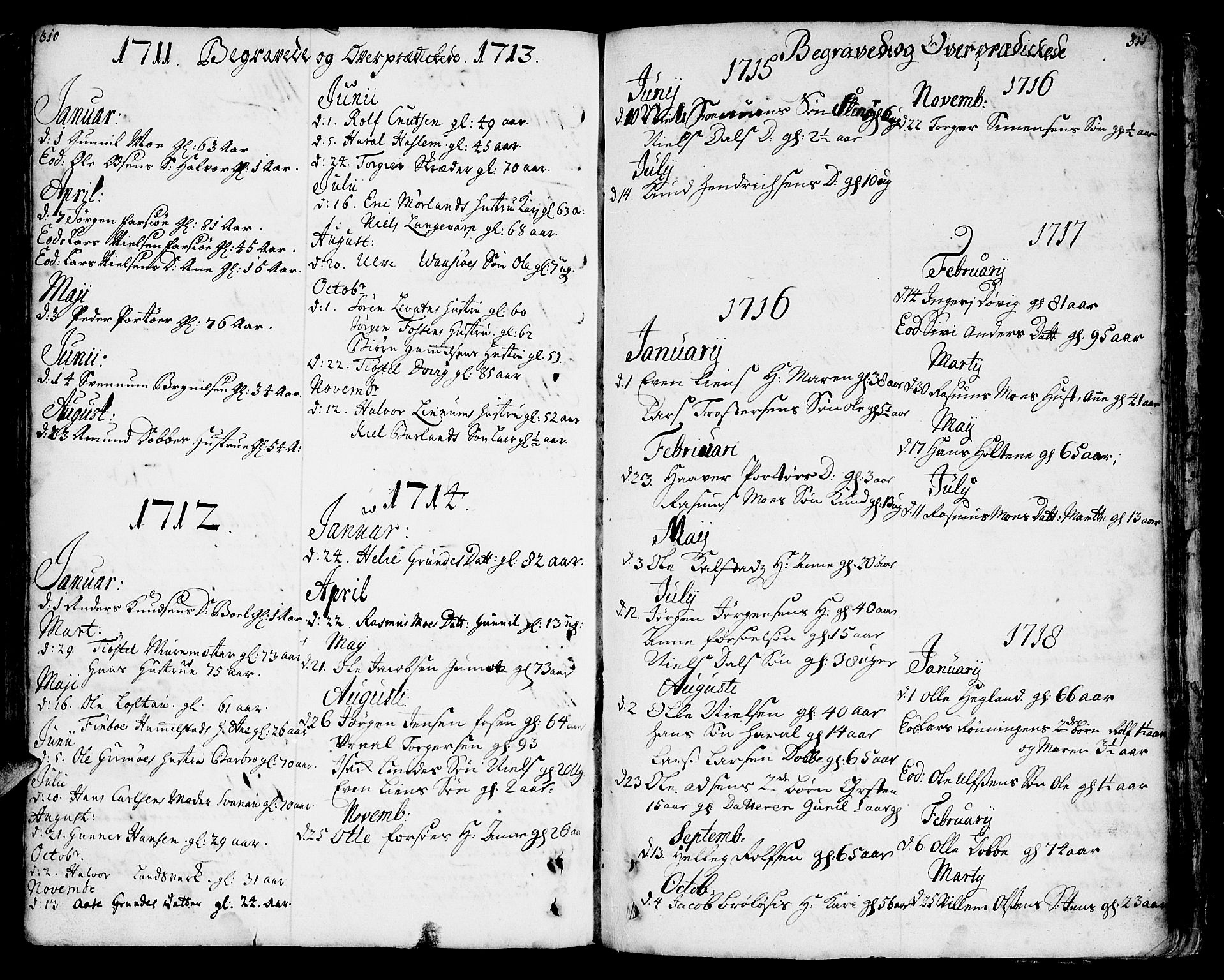 Sannidal kirkebøker, SAKO/A-296/F/Fa/L0001: Parish register (official) no. 1, 1702-1766, p. 310-311