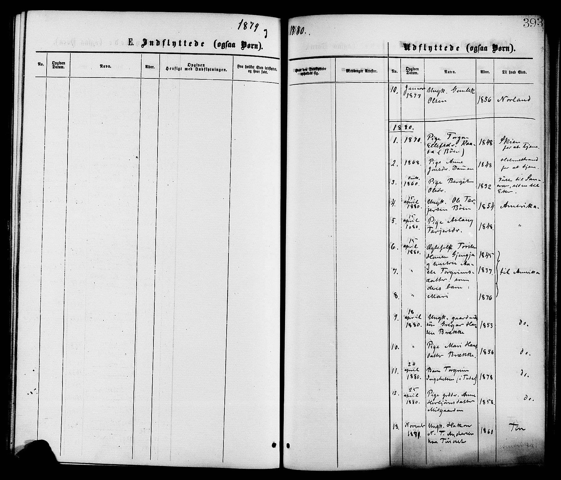 Gransherad kirkebøker, AV/SAKO-A-267/F/Fa/L0004: Parish register (official) no. I 4, 1871-1886, p. 393