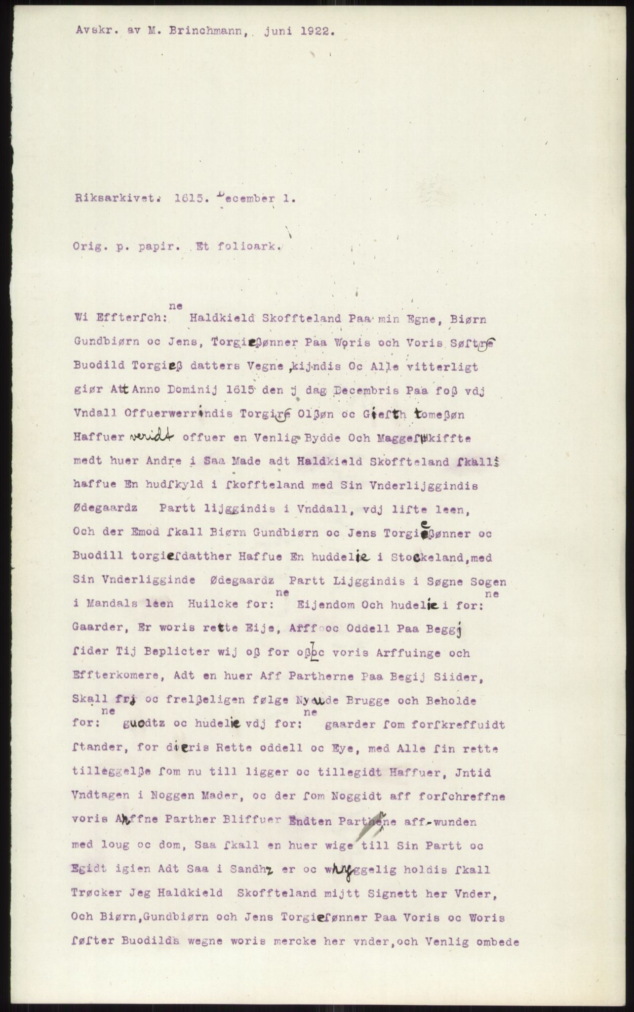 Samlinger til kildeutgivelse, Diplomavskriftsamlingen, AV/RA-EA-4053/H/Ha, p. 3043