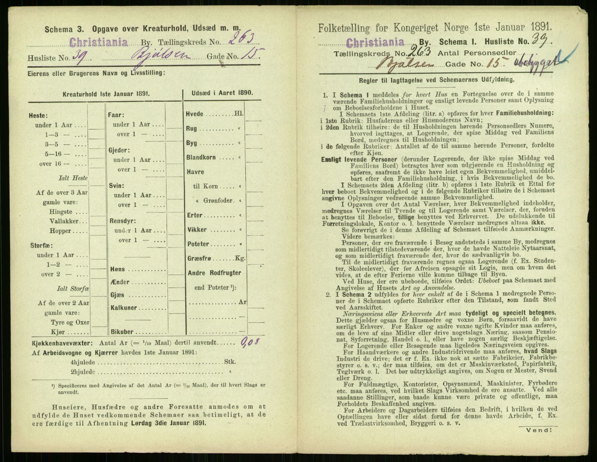 RA, 1891 census for 0301 Kristiania, 1891, p. 159692