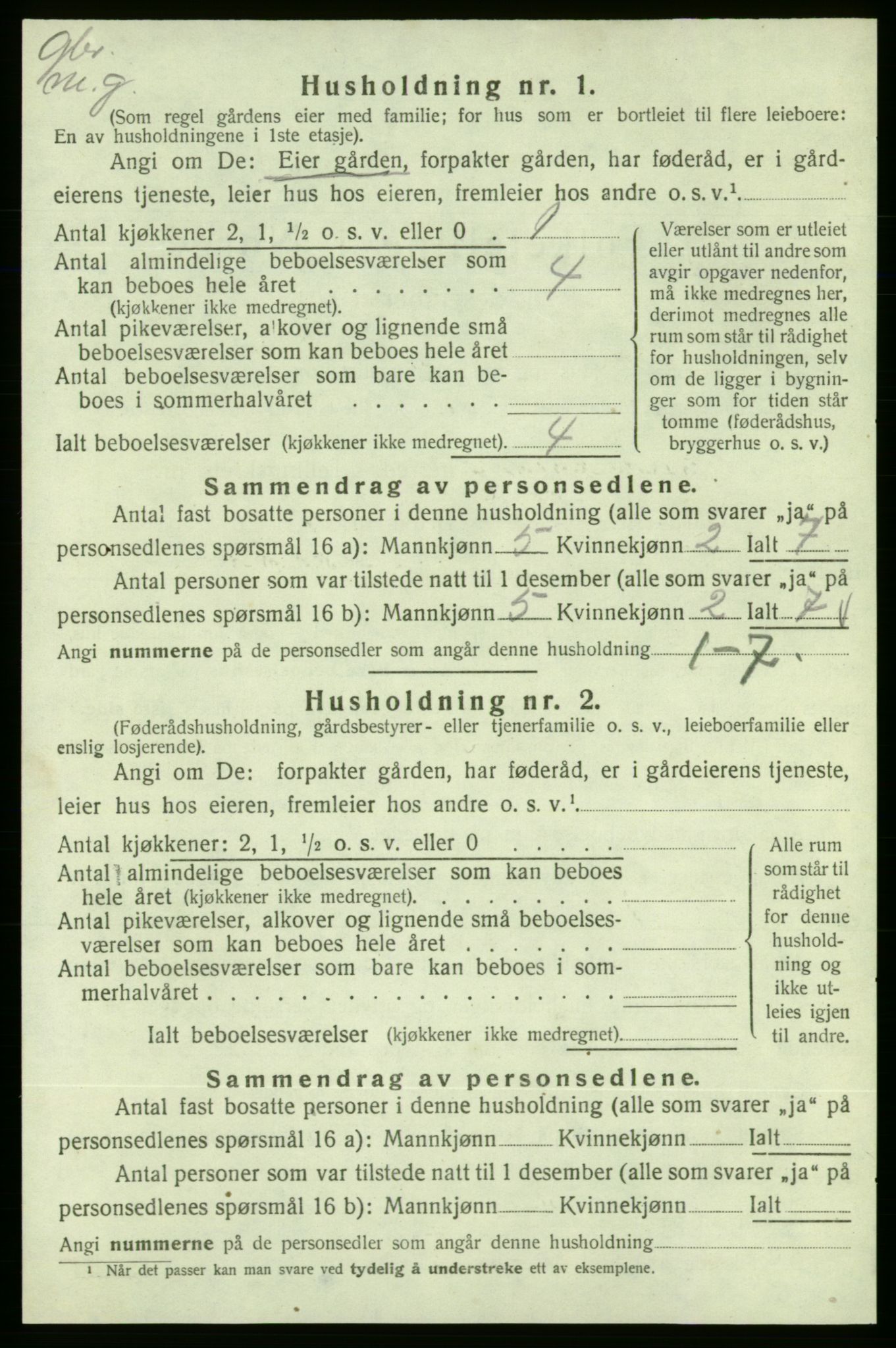 SAB, 1920 census for Skånevik, 1920, p. 714