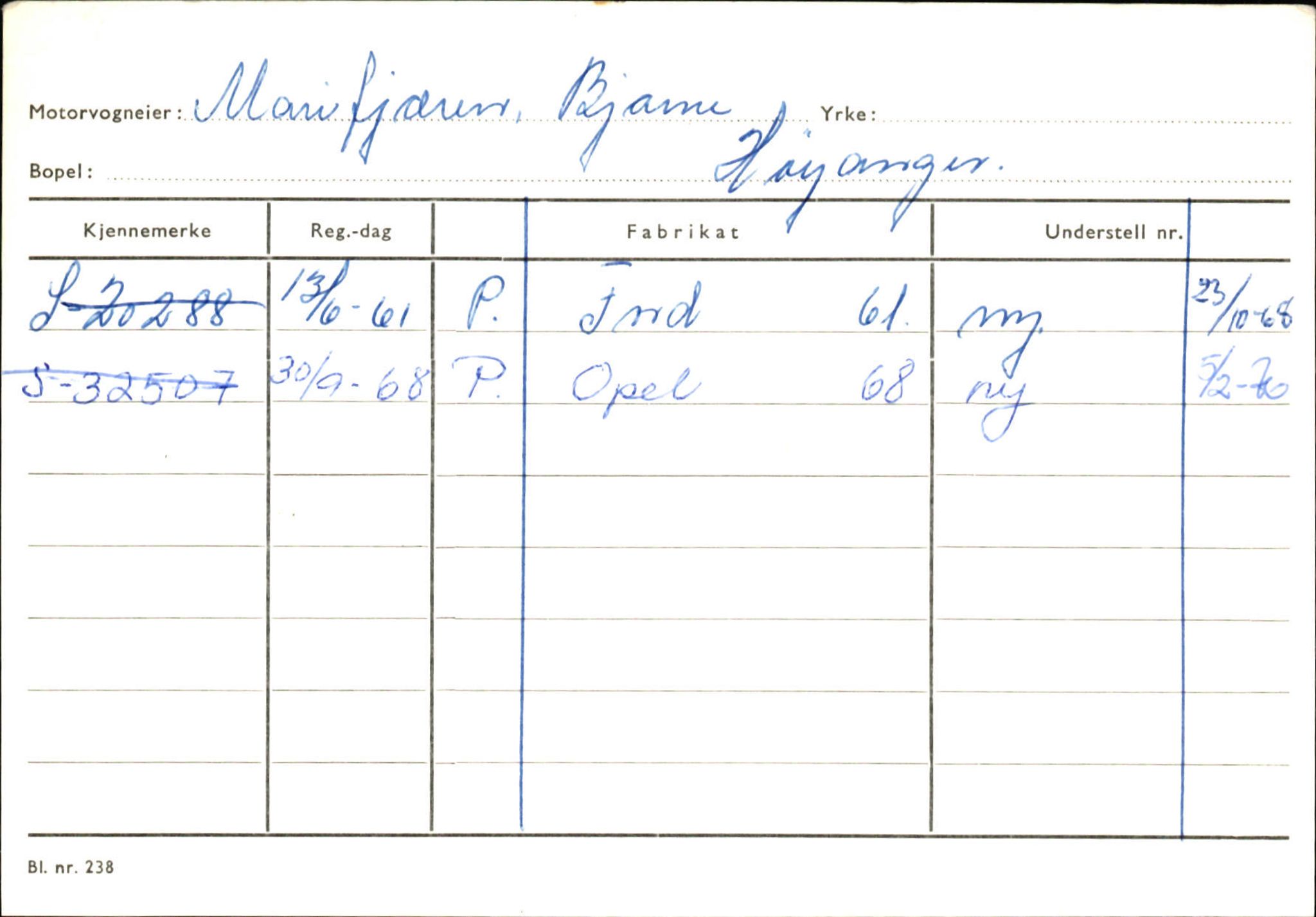 Statens vegvesen, Sogn og Fjordane vegkontor, AV/SAB-A-5301/4/F/L0130: Eigarregister Eid T-Å. Høyanger A-O, 1945-1975, p. 2080