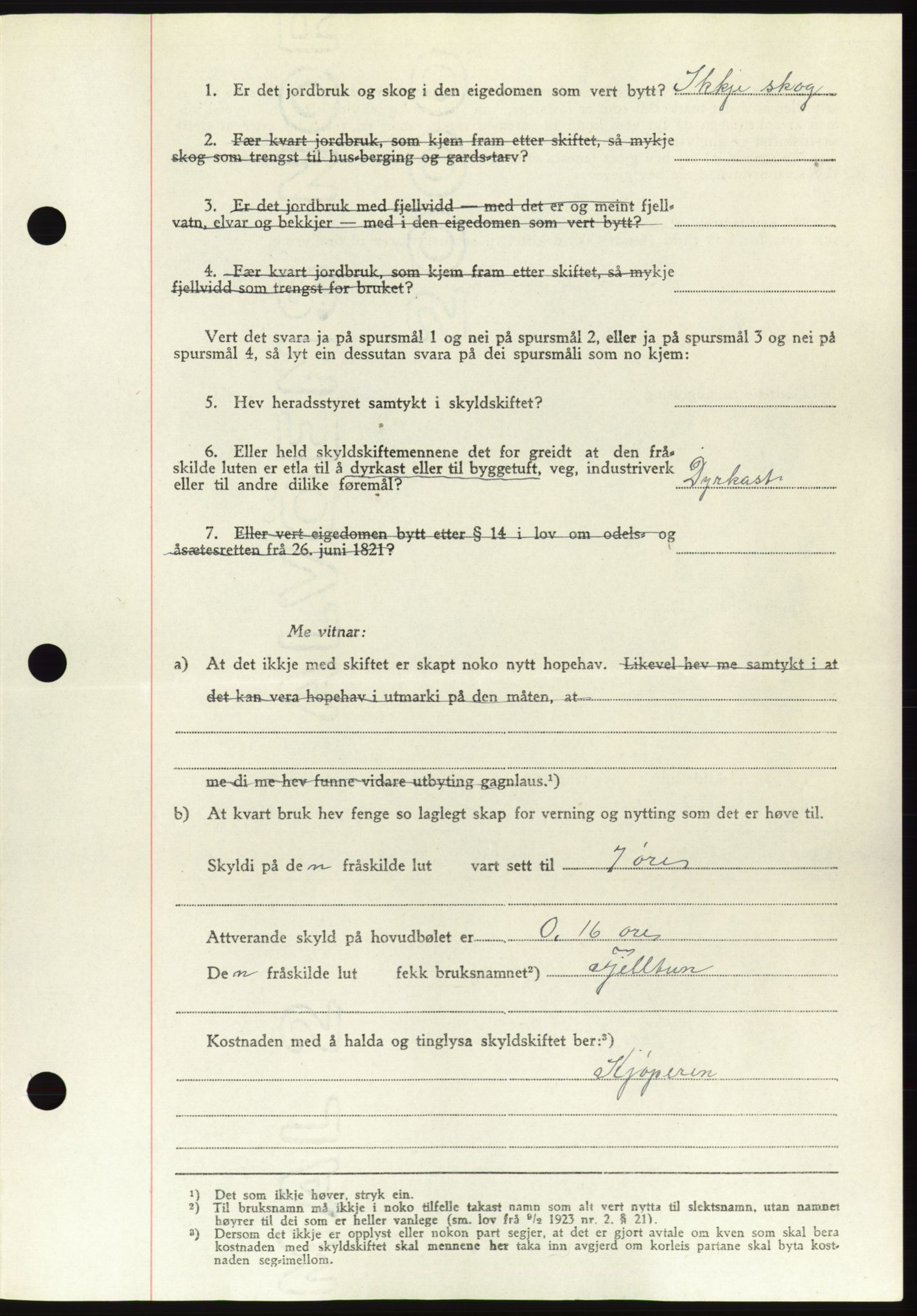 Søre Sunnmøre sorenskriveri, AV/SAT-A-4122/1/2/2C/L0082: Mortgage book no. 8A, 1948-1948, Diary no: : 657/1948