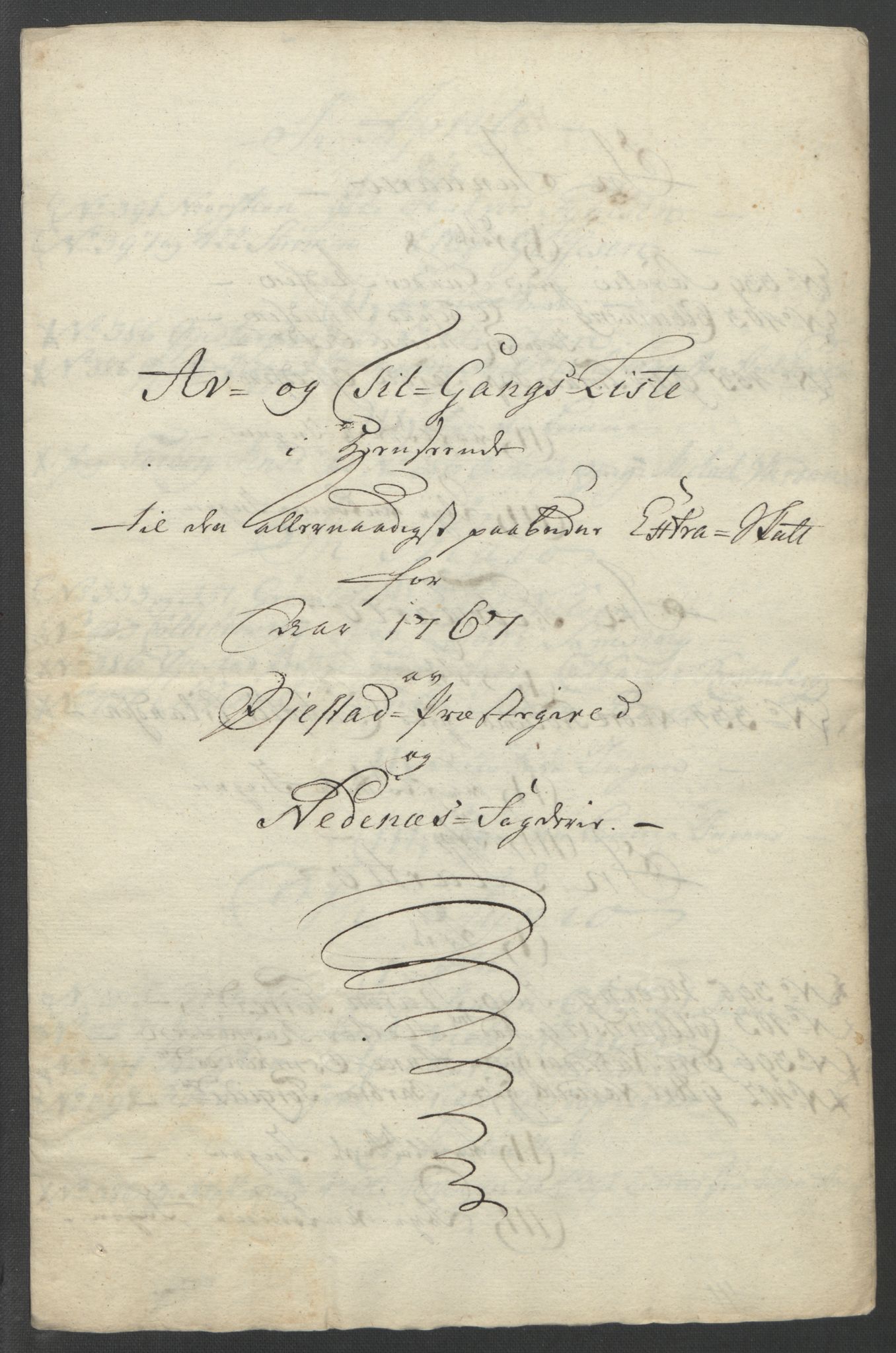 Rentekammeret inntil 1814, Reviderte regnskaper, Fogderegnskap, RA/EA-4092/R39/L2424: Ekstraskatten Nedenes, 1762-1767, p. 386
