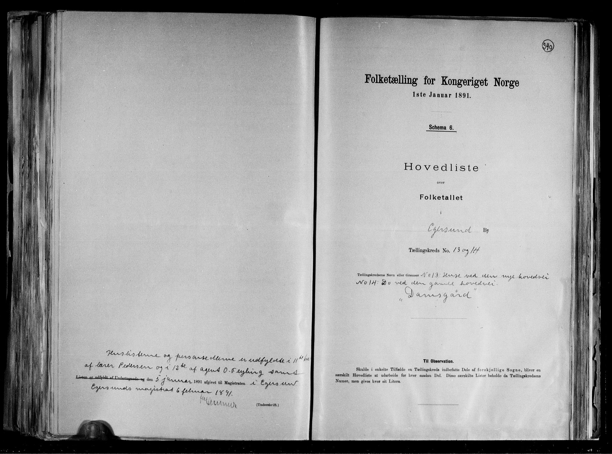 RA, 1891 census for 1101 Egersund, 1891, p. 17