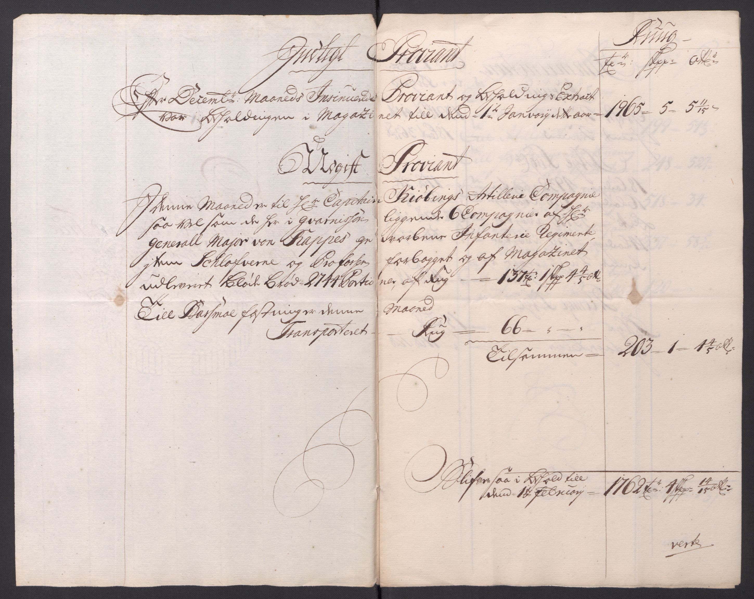 Kommanderende general (KG I) med Det norske krigsdirektorium, AV/RA-EA-5419/D/L0154: Fredriksten festning: Brev, inventarfortegnelser og regnskapsekstrakter, 1730-1739, p. 459