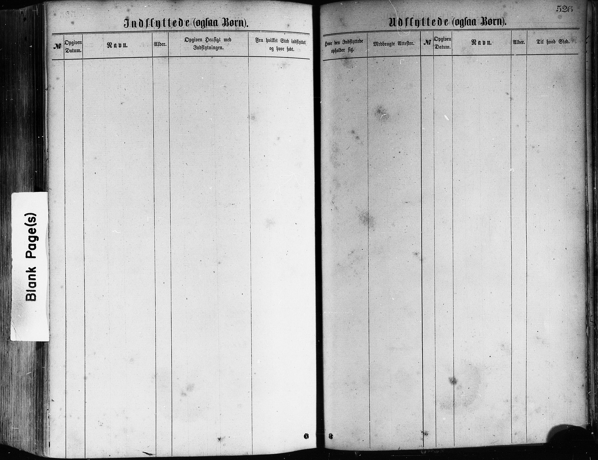 Hamre sokneprestembete, AV/SAB-A-75501/H/Ha/Haa/Haaa/L0015: Parish register (official) no. A 15, 1870-1881, p. 526