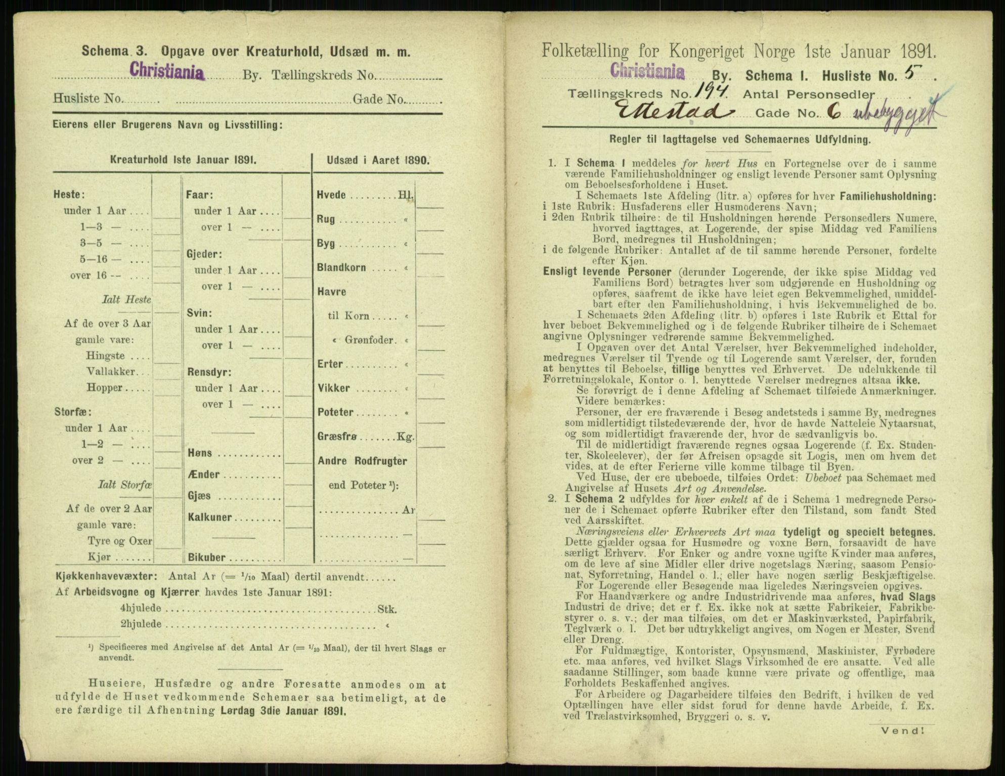 RA, 1891 census for 0301 Kristiania, 1891, p. 116830