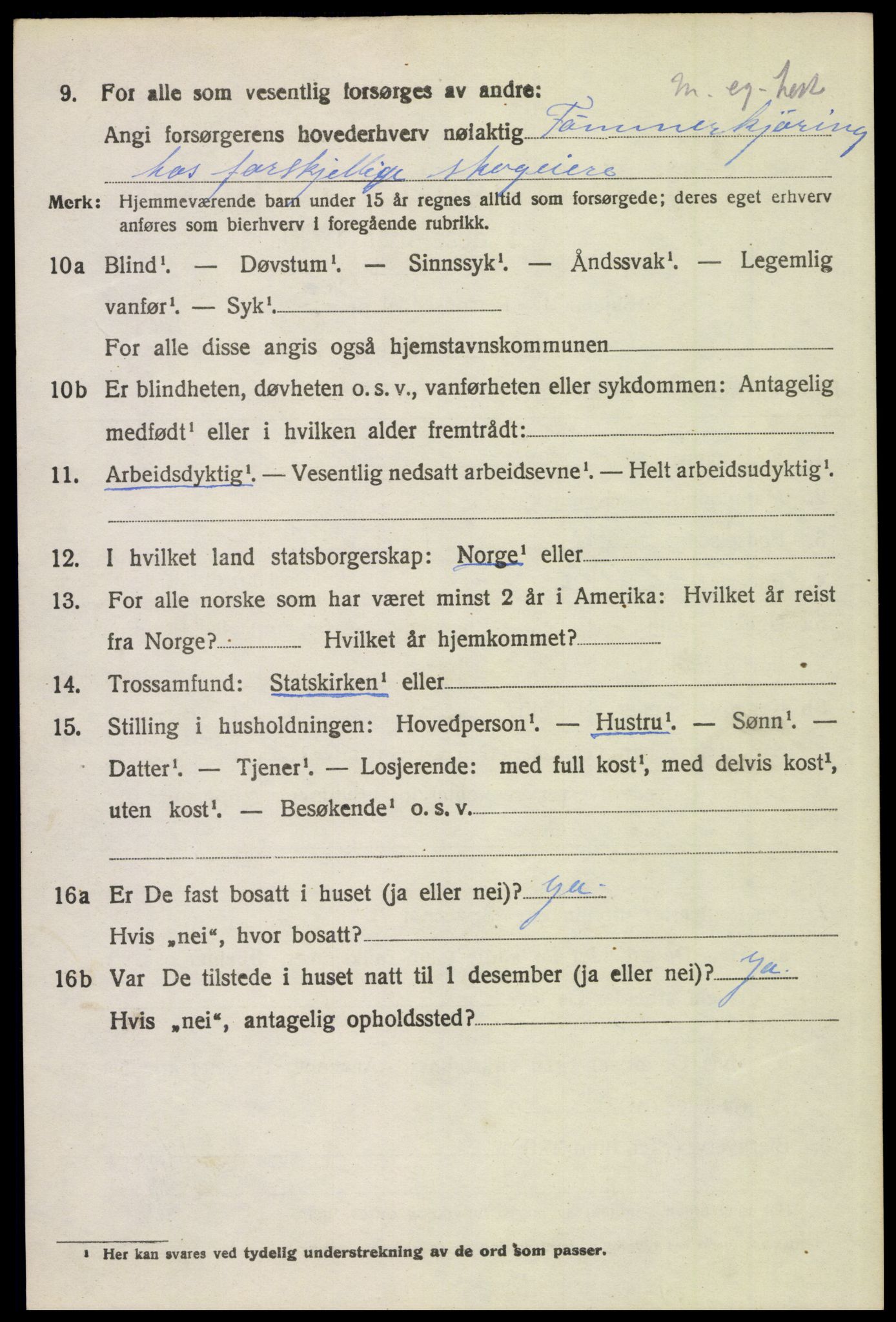 SAH, 1920 census for Eidskog, 1920, p. 2950