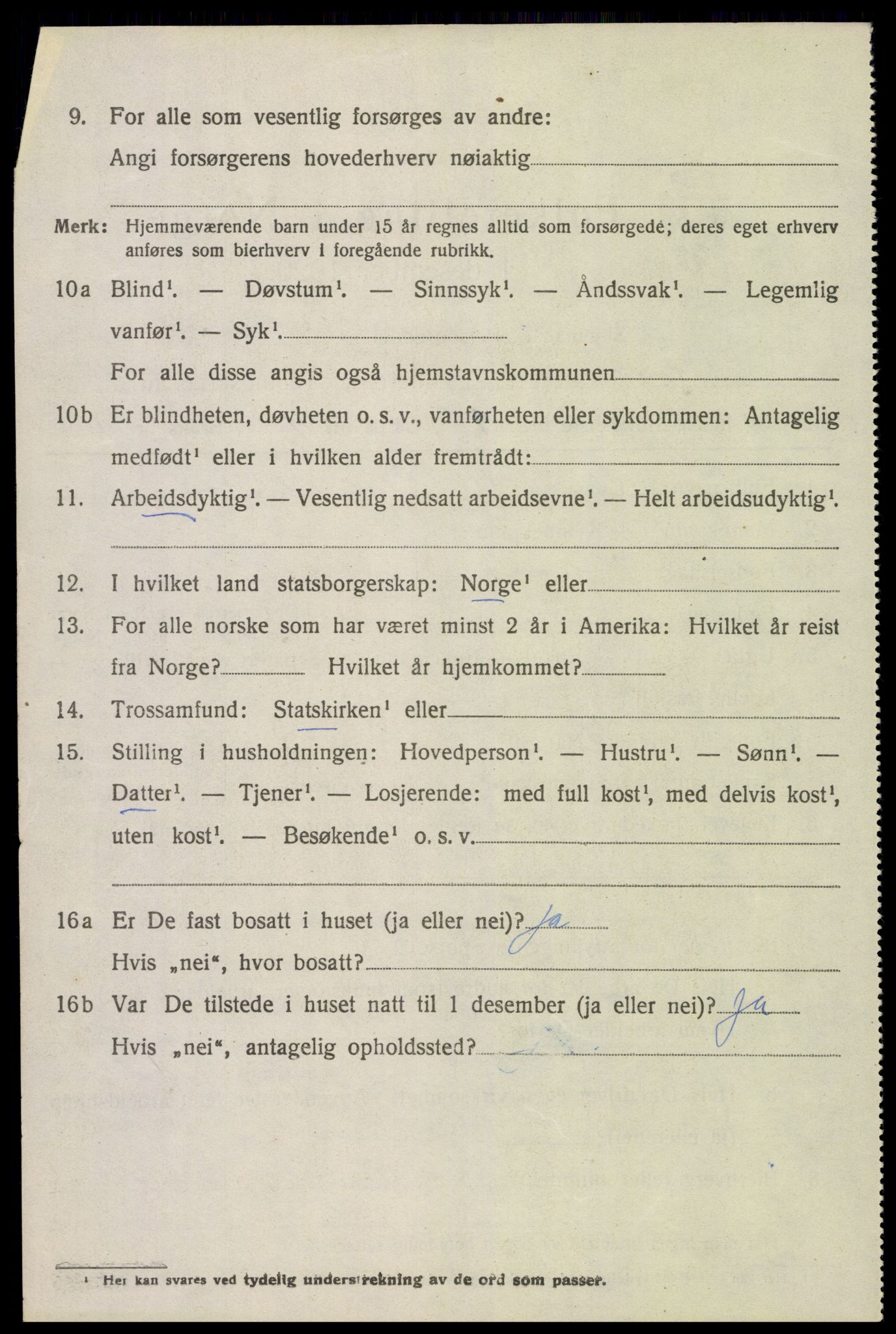 SAK, 1920 census for Flosta, 1920, p. 2861