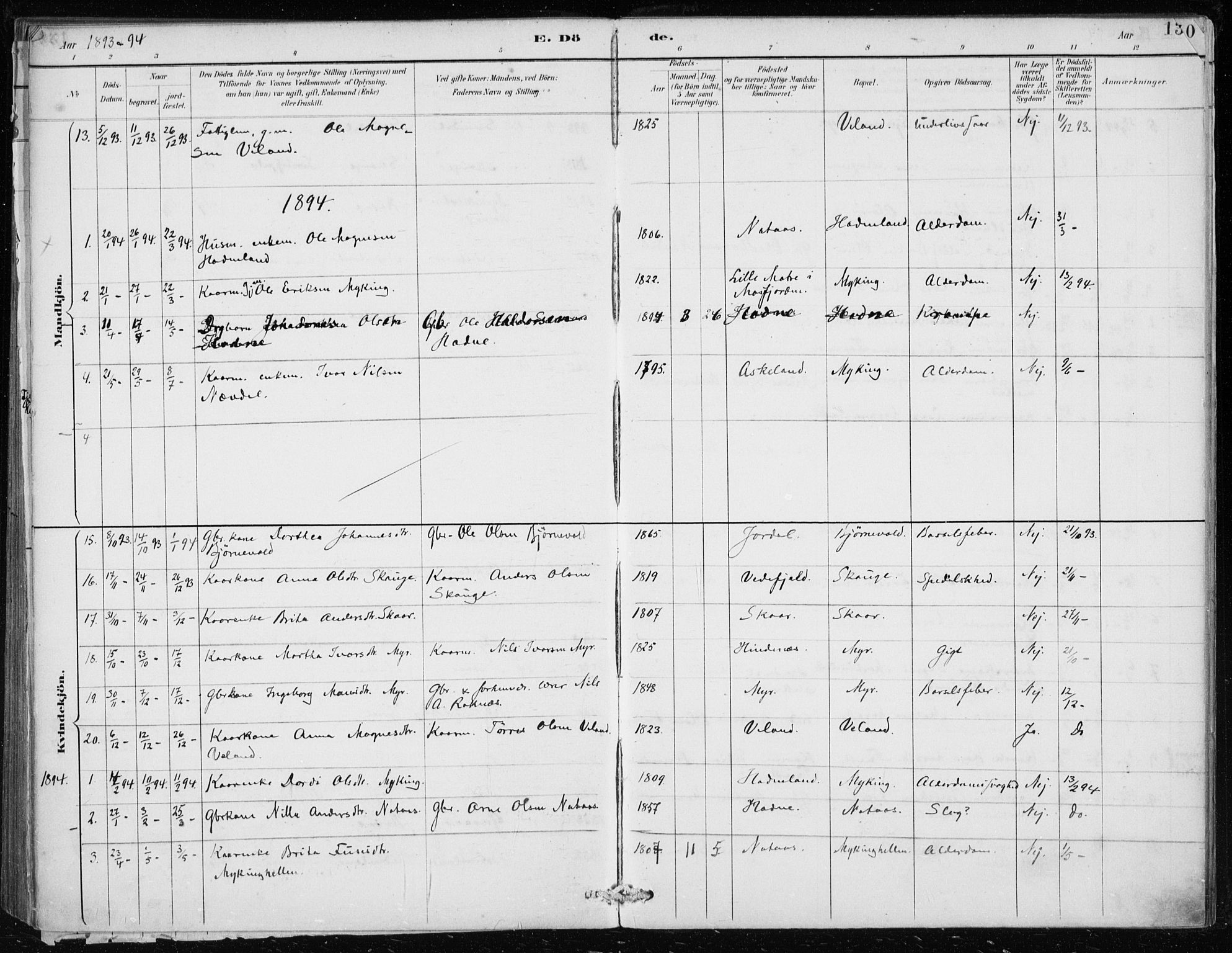 Lindås Sokneprestembete, SAB/A-76701/H/Haa: Parish register (official) no. F  1, 1886-1897, p. 139